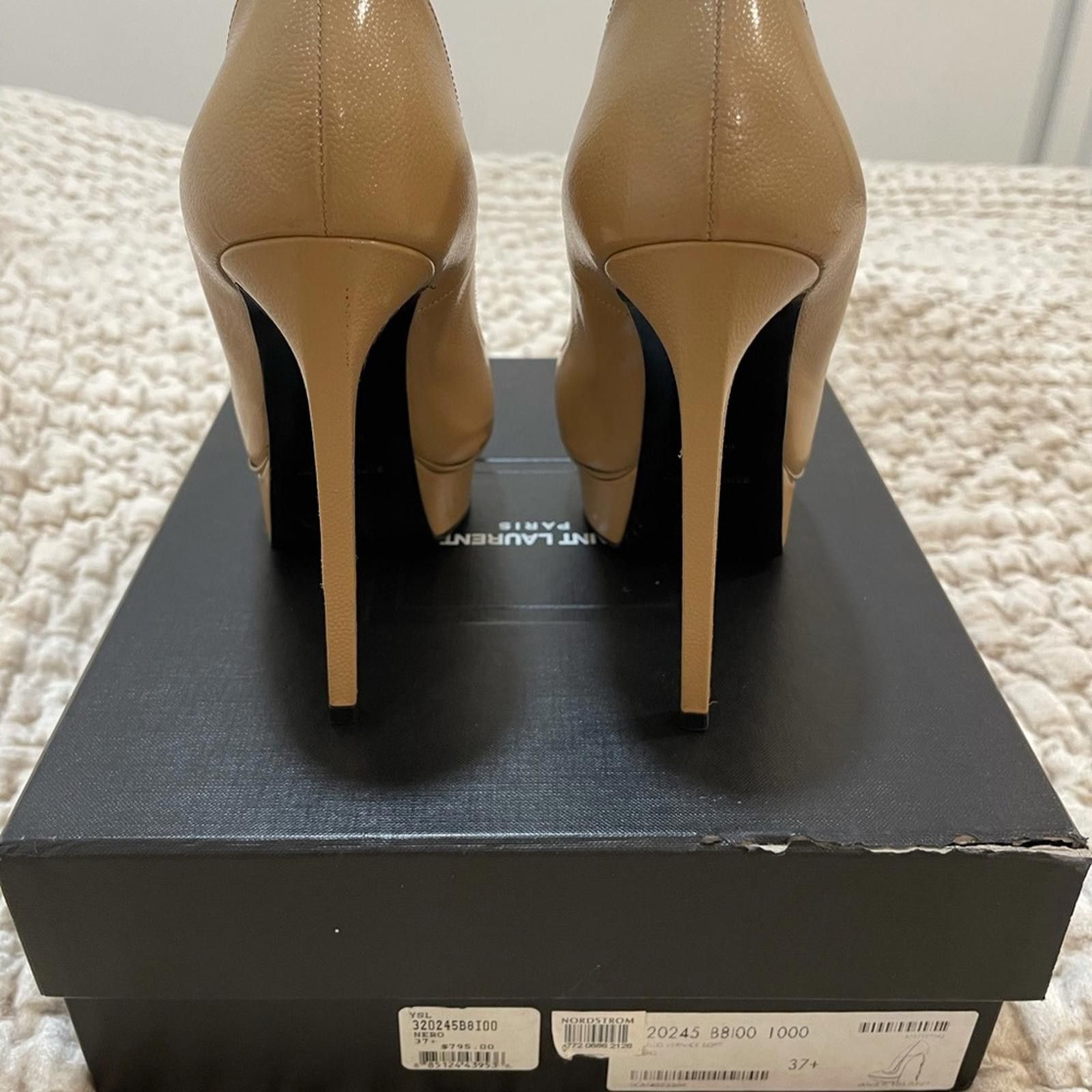 Yves Saint Laurent Saint Laurent YSL pumps vitello vernice heels Size US 8 / IT 38 - 4 Thumbnail