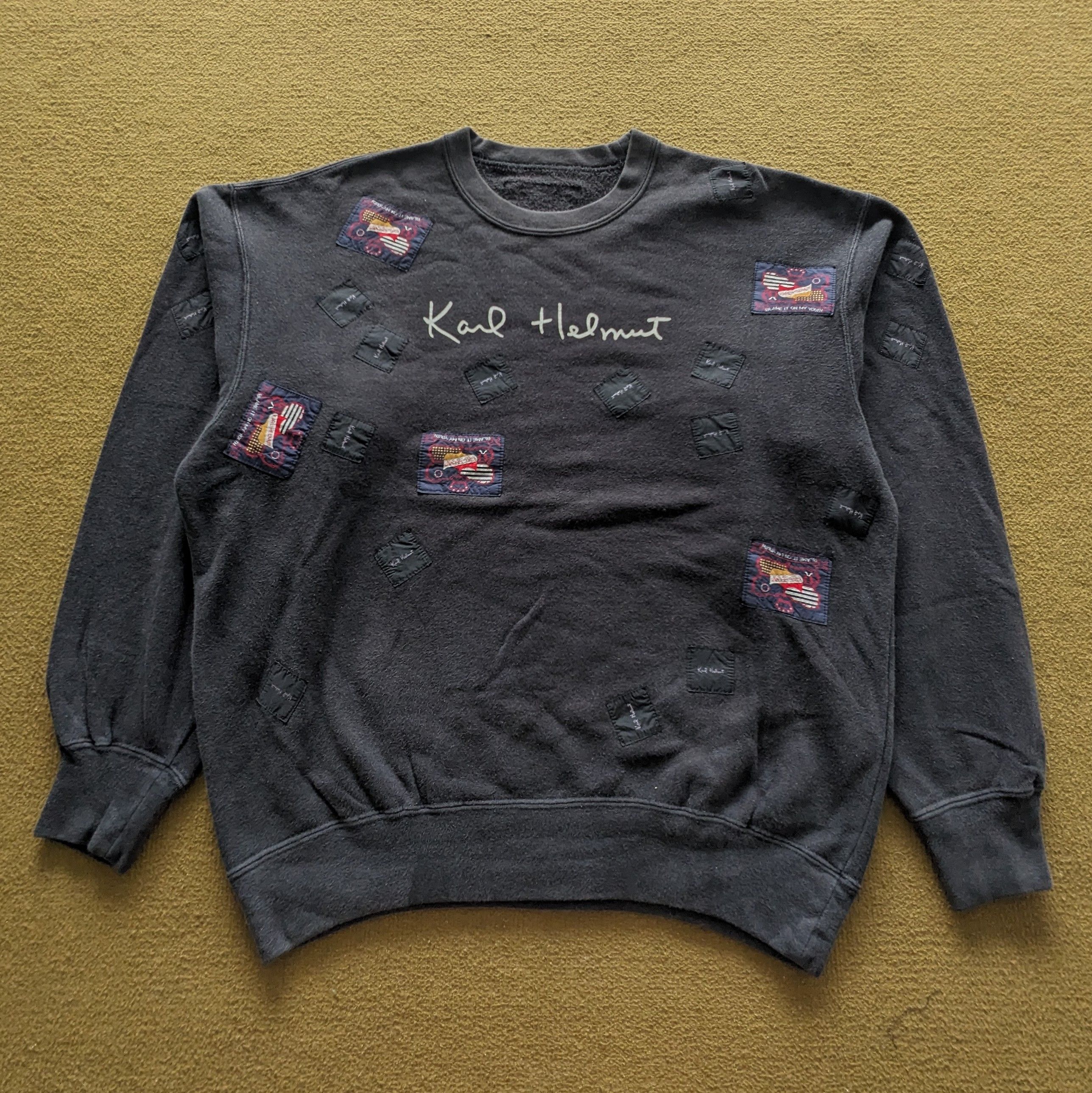 Vintage Vintage KARL HELMUT Brand Sweatshirt Size US L / EU 52-54 / 3 - 1 Thumbnail