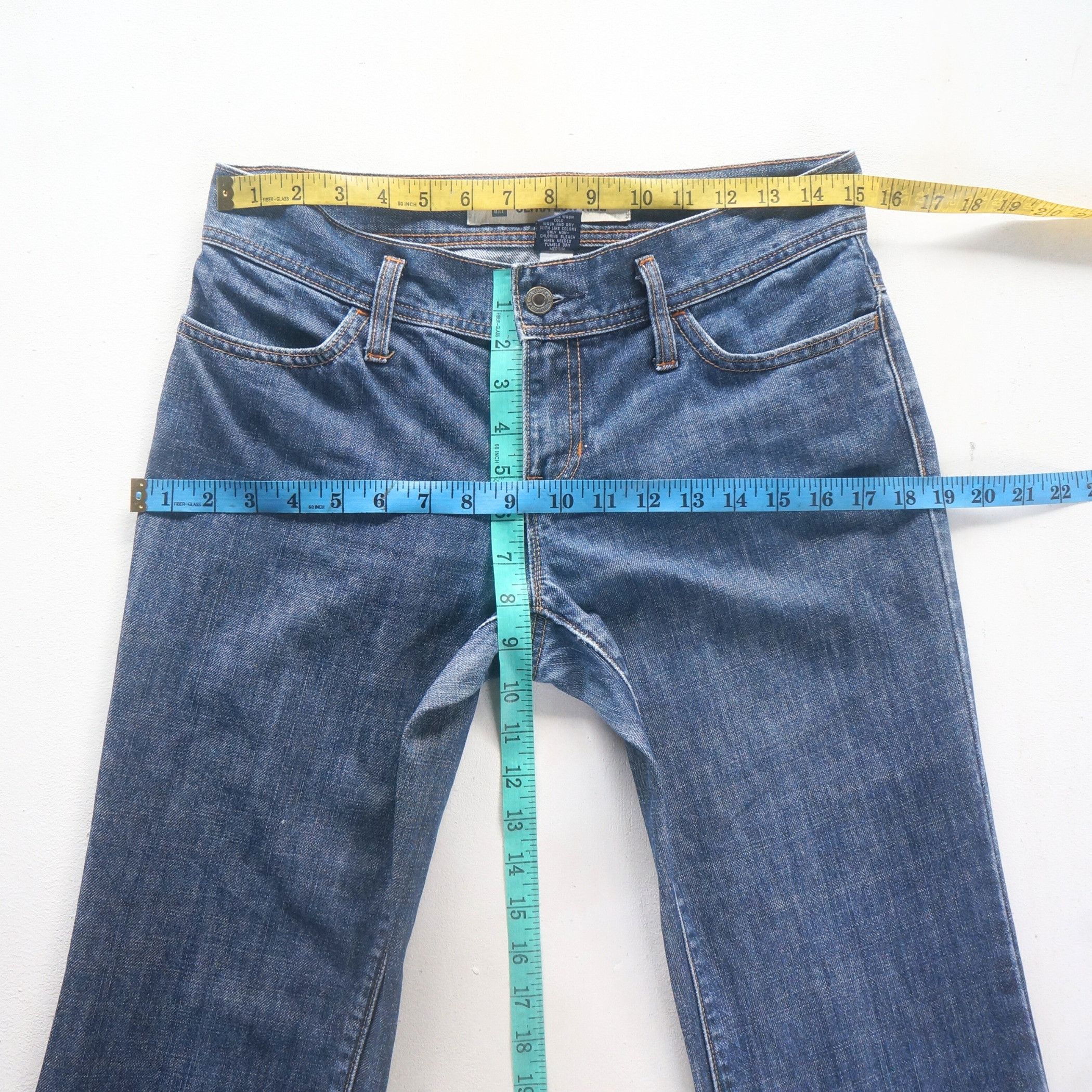 Gap GAP Ultra Low Rise Flared Jeans Size 29" - 8 Thumbnail