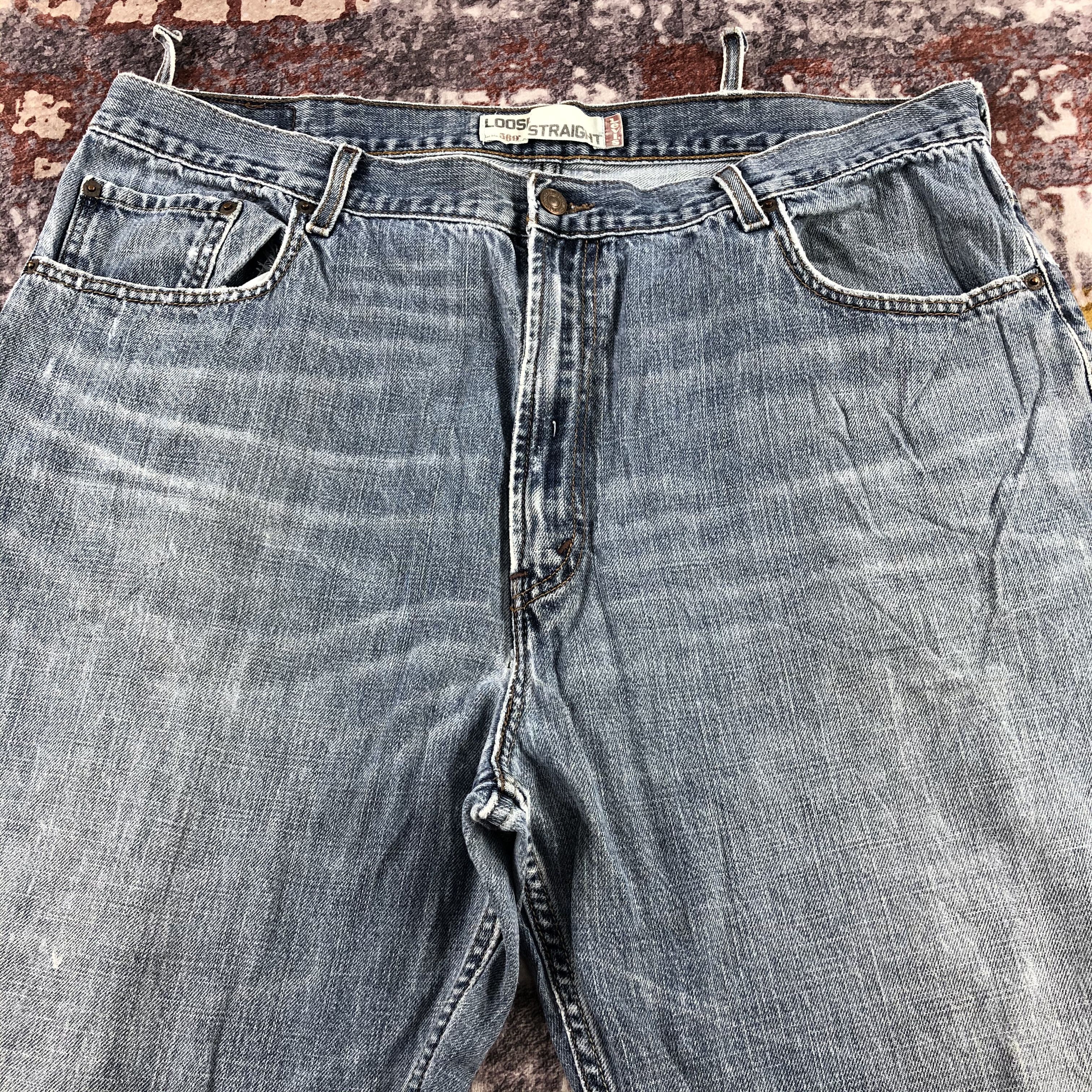 Levi's × Vintage Vintage Blue Wash Levis 569 Jeans-JM2952 Size US 40 / EU 56 - 3 Thumbnail