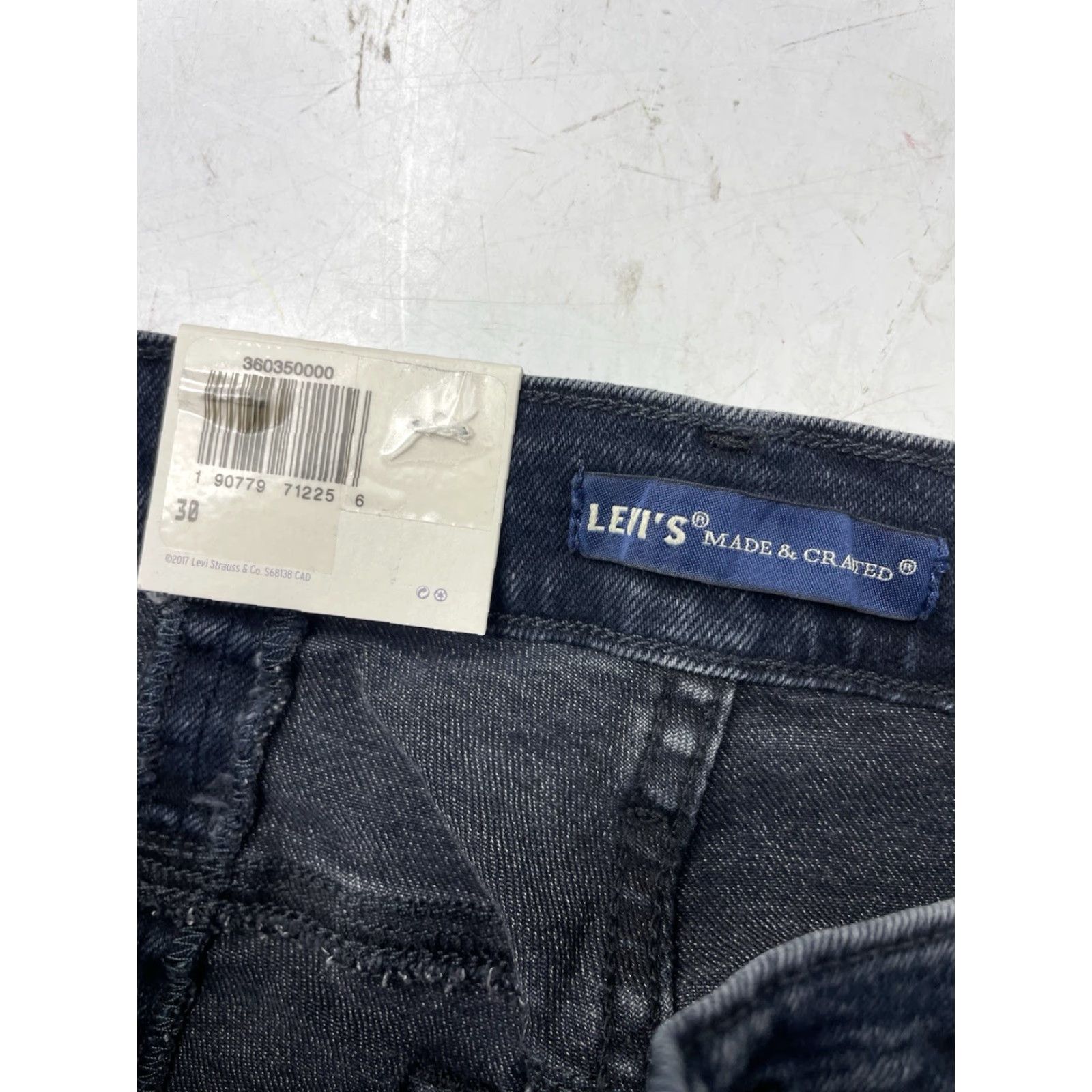 Levi's LEVI'S MADE & CRAFTED Skinny Jeans ZIPPER High Rise Blue Women's 30 Size 30" / US 8 / IT 44 - 3 Thumbnail