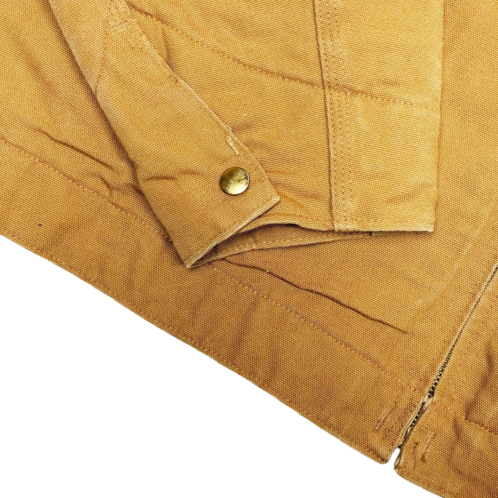 Carhartt VINTAGE Carhartt Detroit J01 Jacket Brown Blanket Lined Size 50 Tall USA Workwear Jacket Mens Regular Long Zip Size US M / EU 48-50 / 2 - 5 Thumbnail