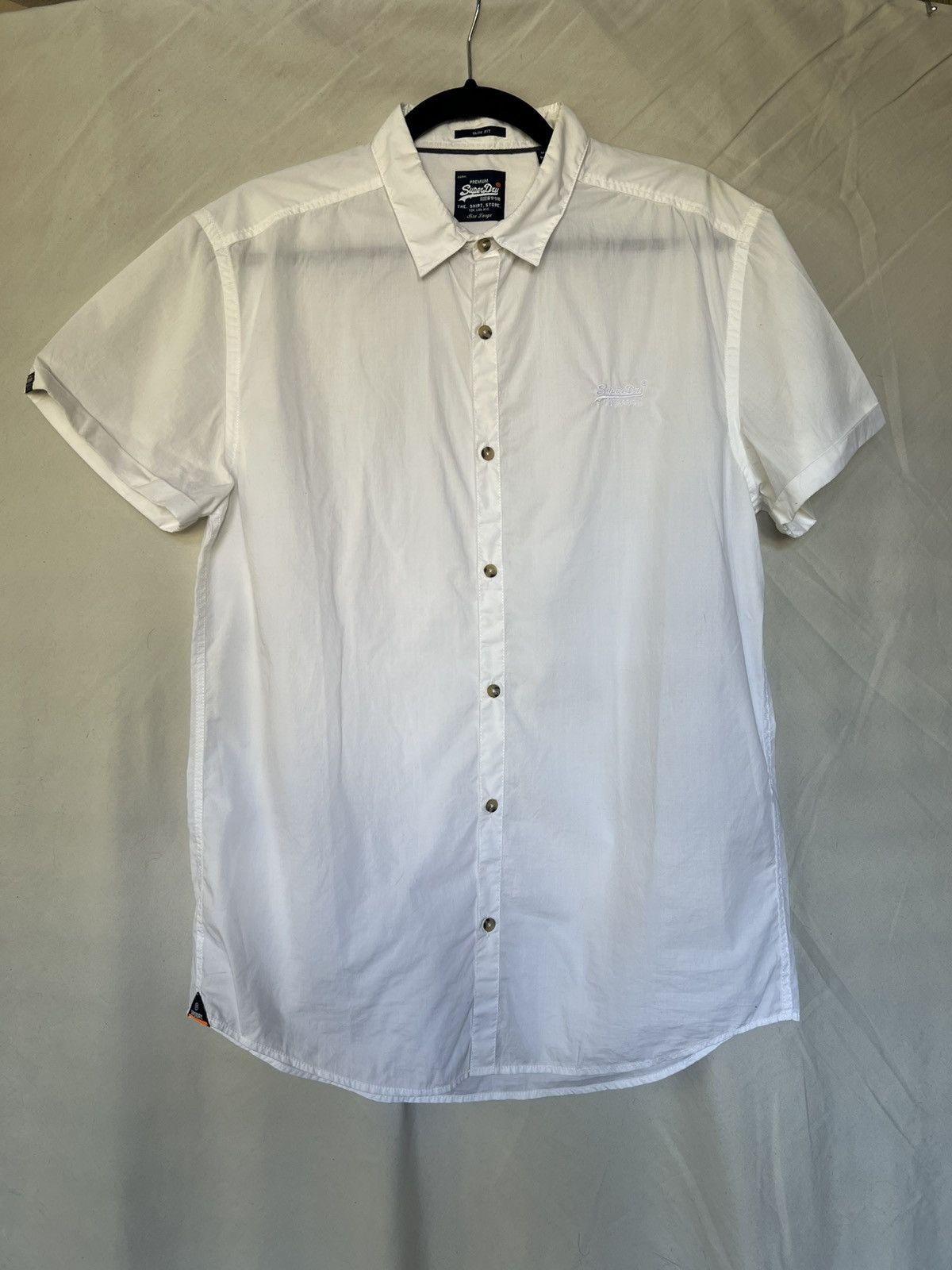 Superdry Superdry Premium Cotton Dress Shirt Size US L / EU 52-54 / 3 - 2 Thumbnail