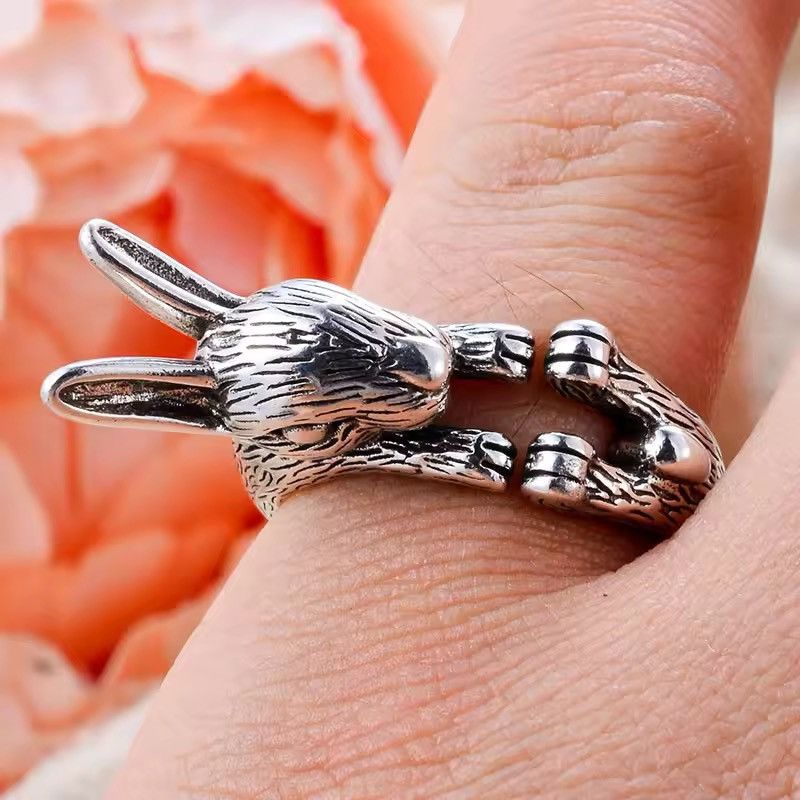 Jewelry Lovely Rabbit Rings Size ONE SIZE - 7 Thumbnail