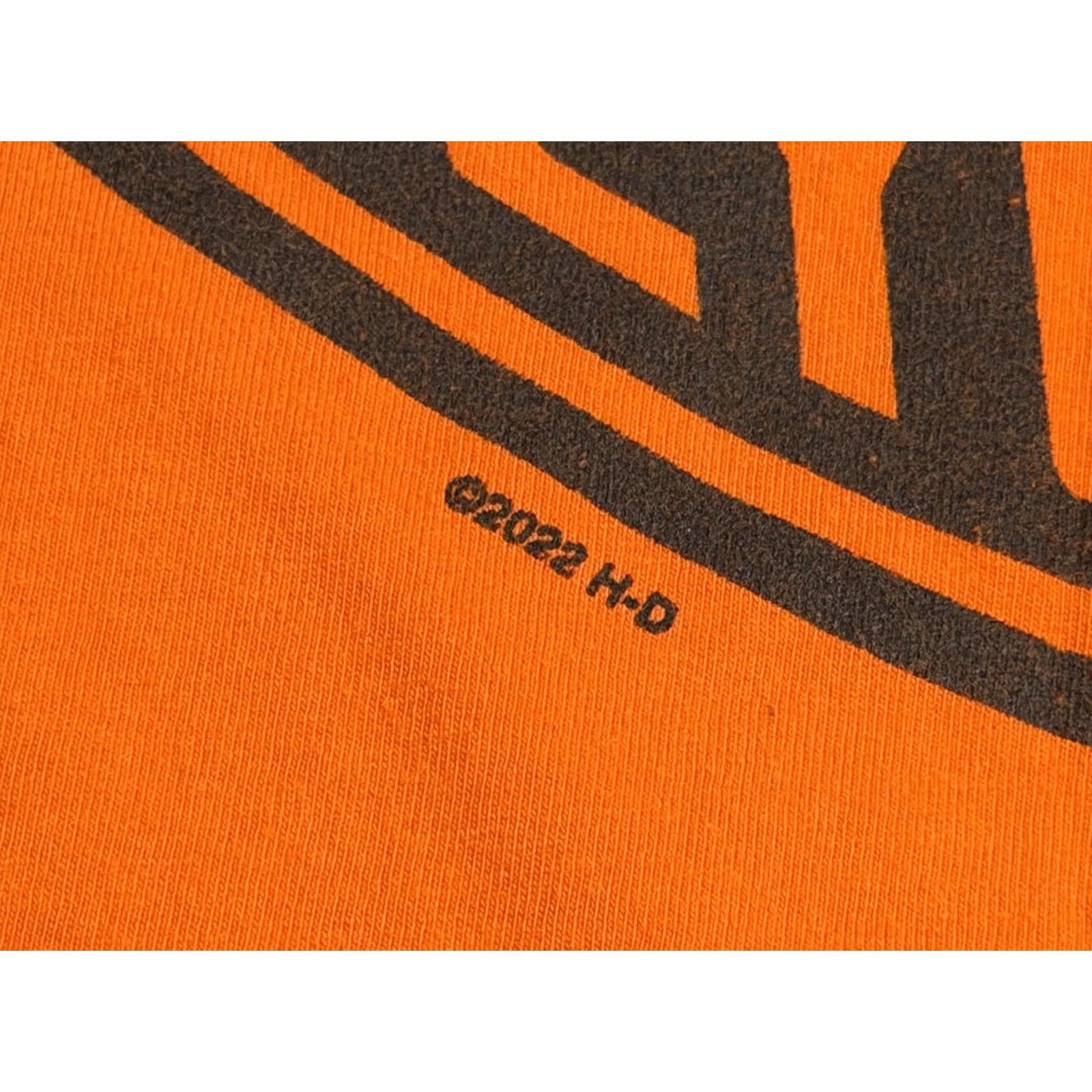 Harley Davidson Harley-Davidson Tank Sleeveless Top Live Free XL Orange Graphic Print Logo USA Motorcycle Biker T-Shirt Men Vintage 2000s Size US XL / EU 56 / 4 - 5 Thumbnail