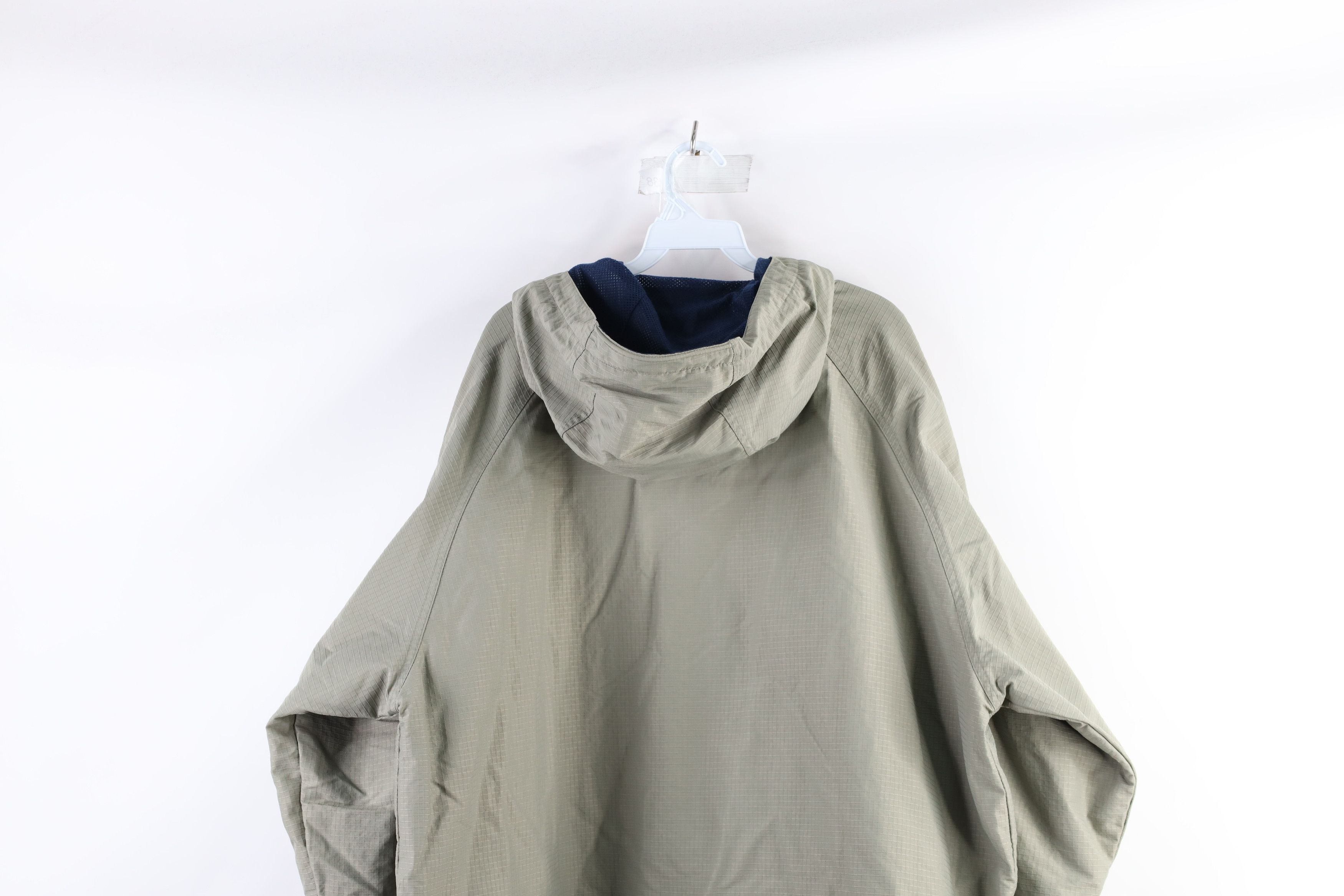 Nike × Vintage Vintage 90s Nike Scott Mini Swoosh Ripstop Anorak Jacket Size US XXL / EU 58 / 5 - 10 Thumbnail