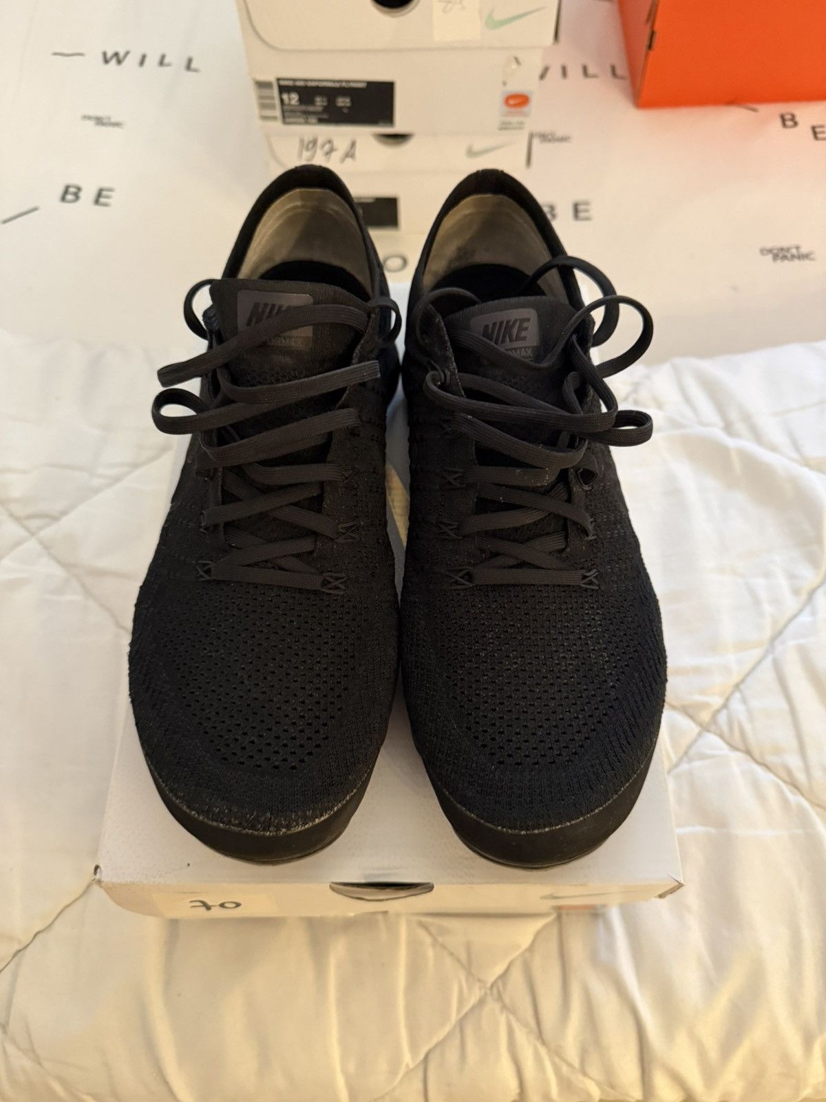 Nike Nike Air VaporMax Triple Black 12US Size US 12 / EU 45 - 3 Thumbnail