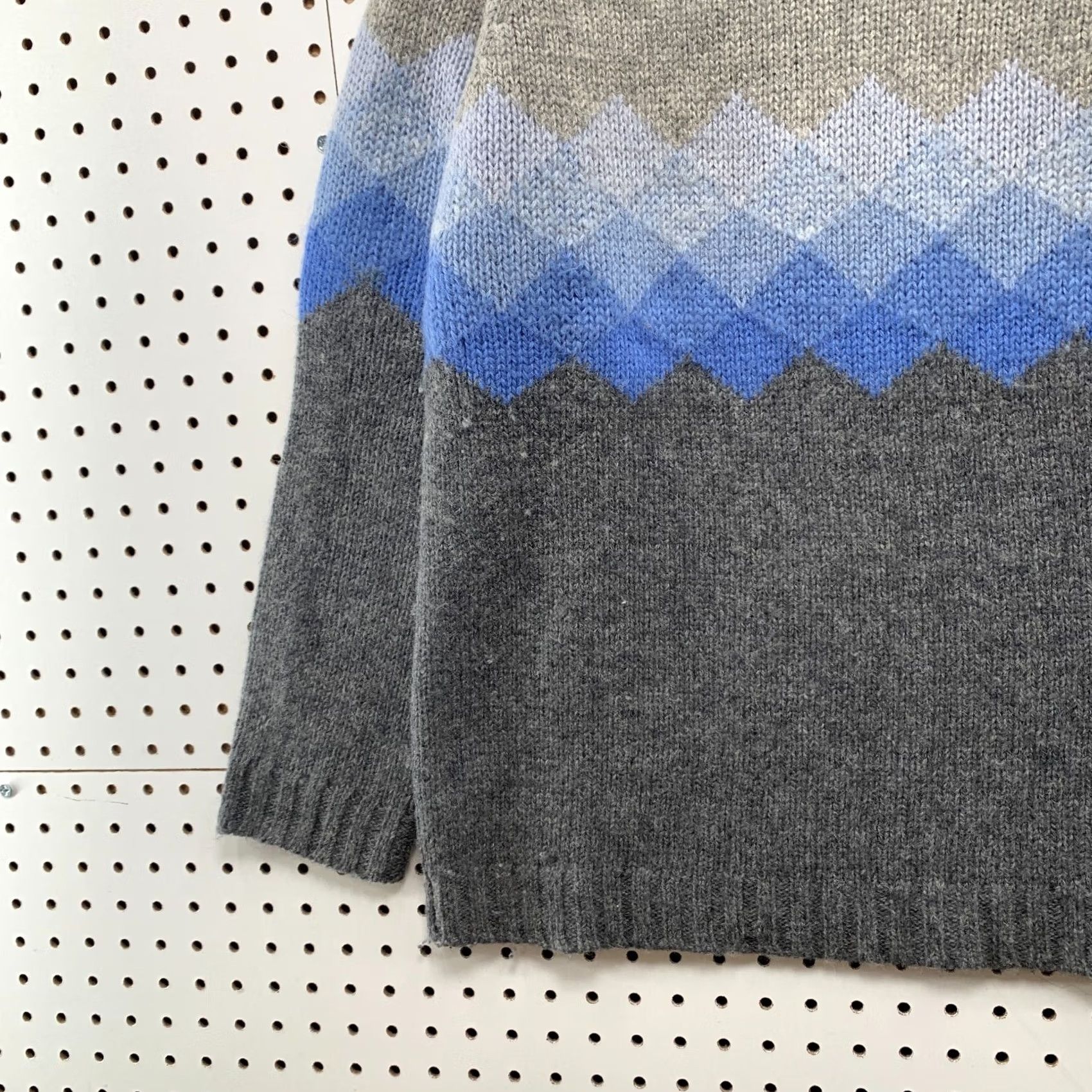 Vintage VINTAGE Paris Sports Club Sweater Womens Medium Gray Knit Wool Mohair 22x26.5 Size M / US 6-8 / IT 42-44 - 5 Thumbnail