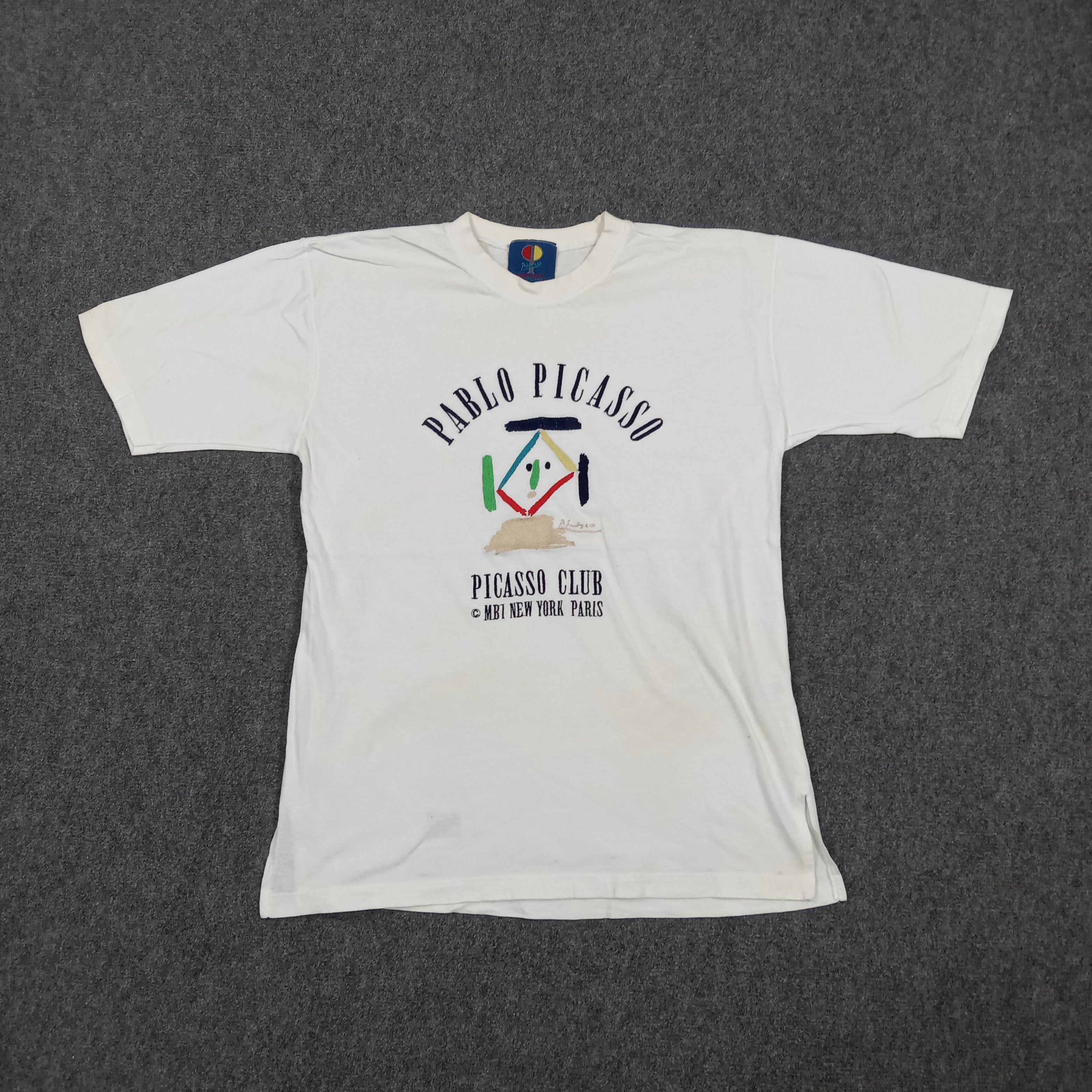 Arts & Science 90's Pablo Picasso Club Art Graphic Tshirt C294N79 Size US M / EU 48-50 / 2 - 1 Thumbnail