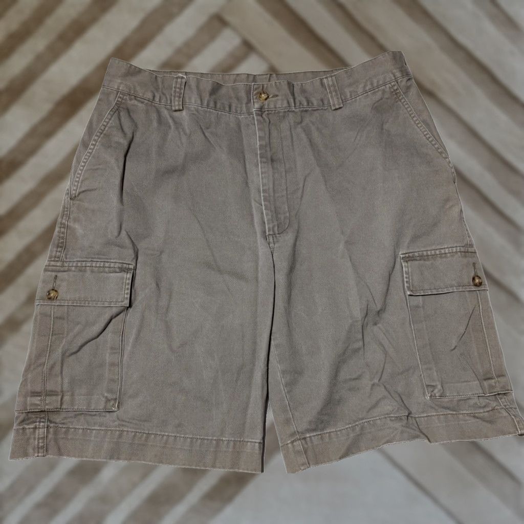 Jos. A. Bank JOS. A. BANK Men Cargo Shorts 10" 38 Taupe 100% Cotton Brown Regular Size Size US 38 / EU 54 - 1 Thumbnail