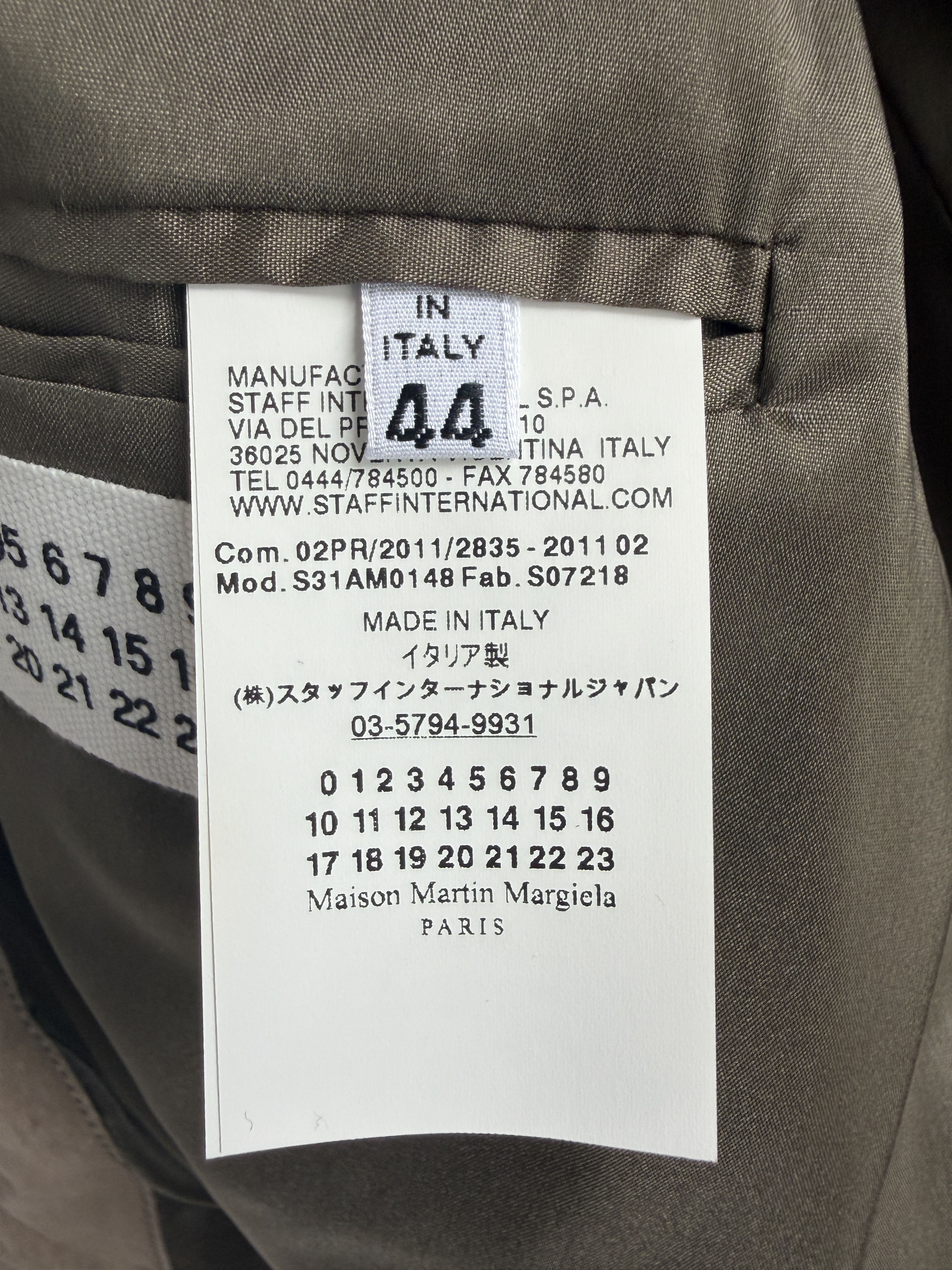Maison Margiela AW11 Suede 5-Zip Leather Jacket Size L / US 10 / IT 46 - 9 Thumbnail