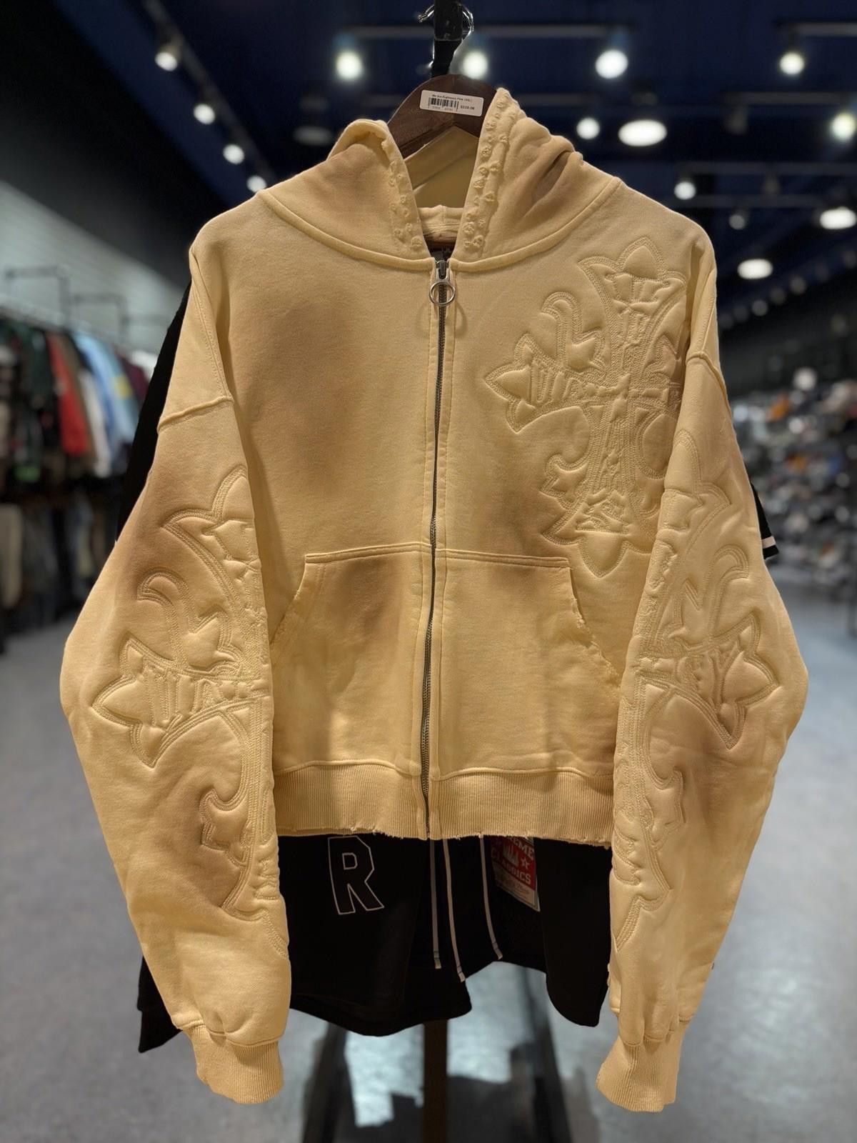 Vale Small - Vale Zip Up Carver Cross Hoodie Authentic Valley Tan Size US S / EU 44-46 / 1 - 2 Thumbnail