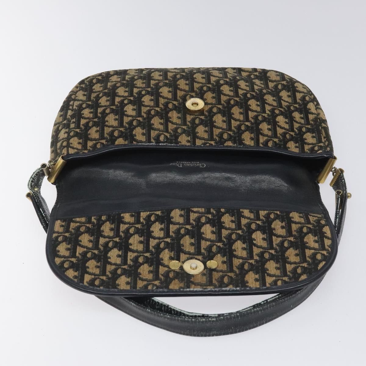 Dior DIOR Trotter Canvas Shoulder Bag Navy Size ONE SIZE - 15 Thumbnail