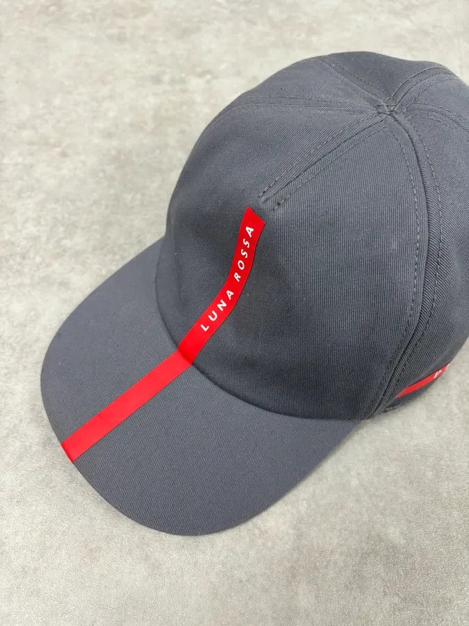 Prada Prada Luna Rossa Grey Pirelli Racing Cap Size ONE SIZE - 4 Thumbnail
