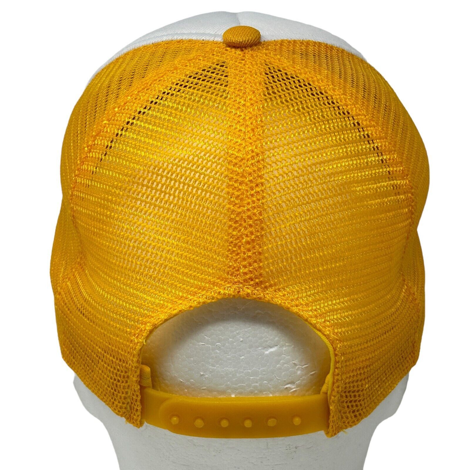 Vintage Vintage 80s KW Pipeline Inc Trucker Hat Baseball Cap Yellow Size ONE SIZE - 3 Thumbnail