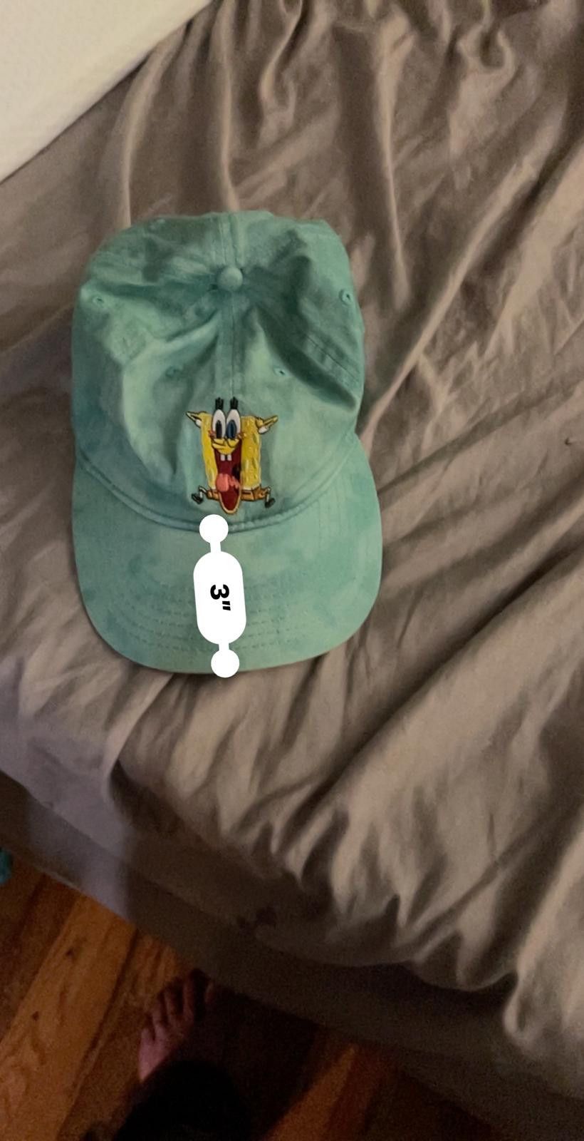 Nickelodeon Vintage SpongeBob SquarePants Embroidered Dad Hat Size ONE SIZE - 5 Thumbnail