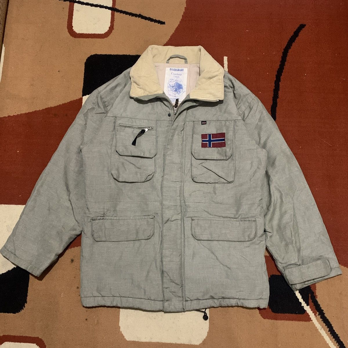 Napapijri Vintage Napapijri Cordura Jacket | Napapijri Jacket Size US XL / EU 56 / 4 - 1 Thumbnail