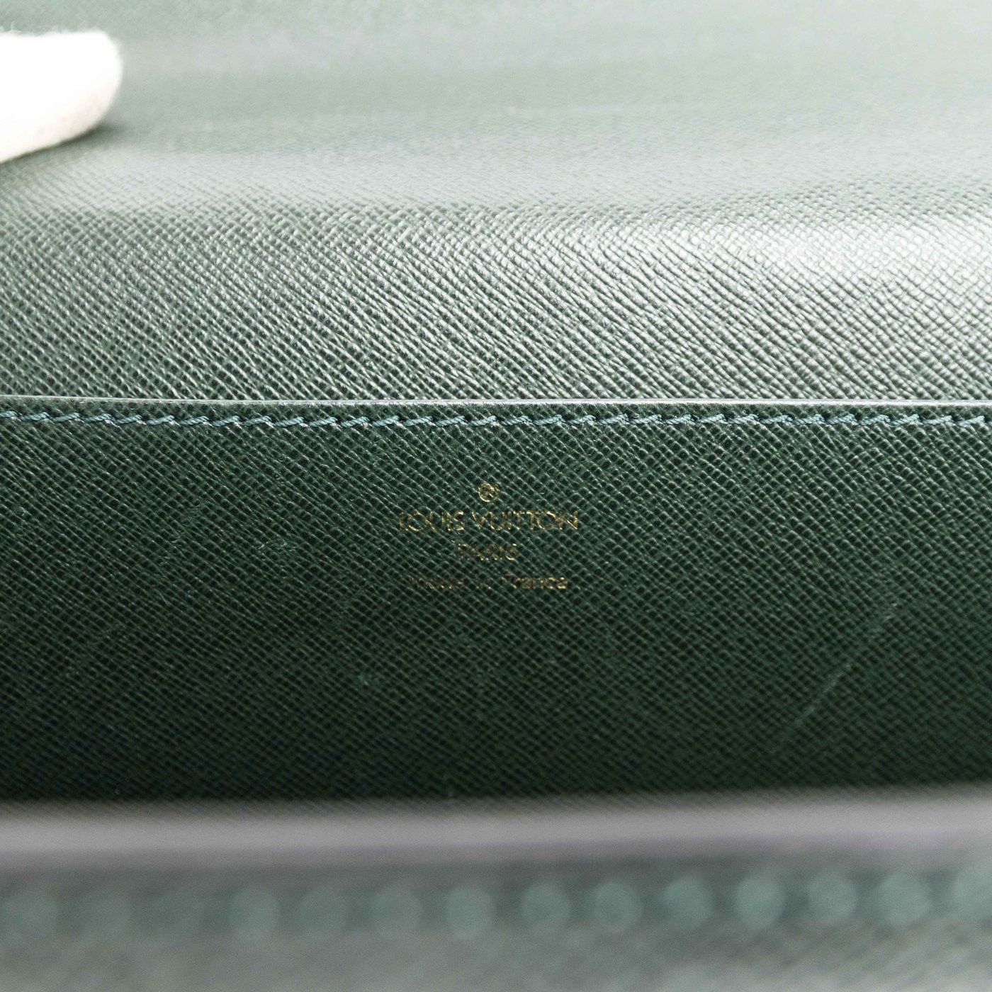 Louis Vuitton Louis Vuitton Green Taiga Leather Robusto Briefcase Size ONE SIZE - 14 Thumbnail