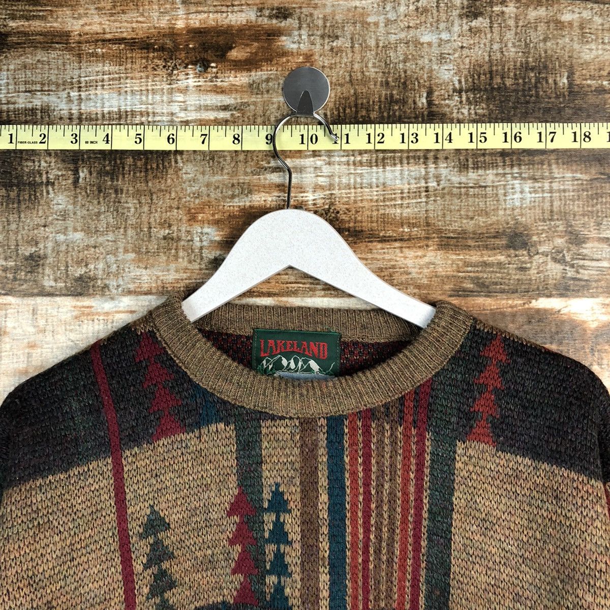 Vintage Lakeland canada vintage art Brown Knitwear sweatshirt #A1267 Size US M / EU 48-50 / 2 - 4 Thumbnail