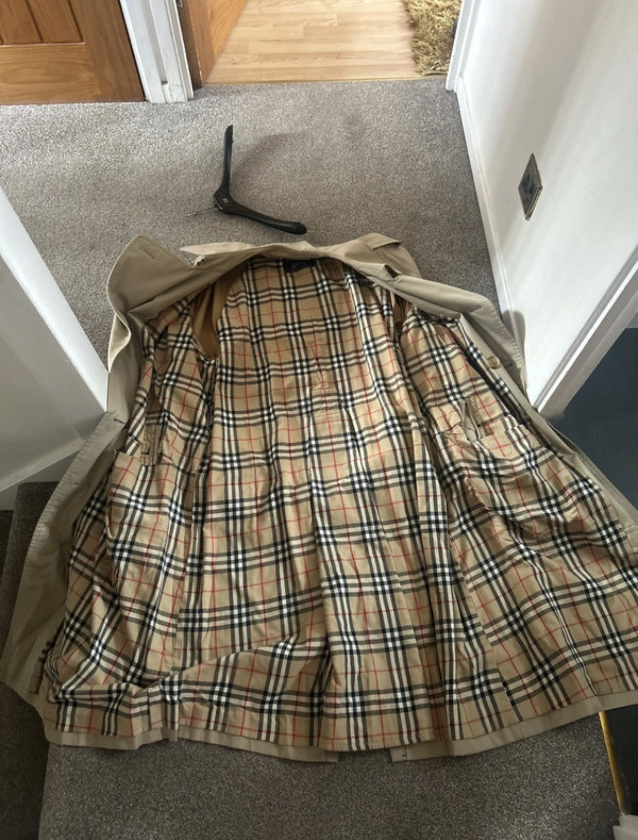Burberry Burberry Trench coat check lined trench coat Size US XXL / EU 58 / 5 - 6 Thumbnail