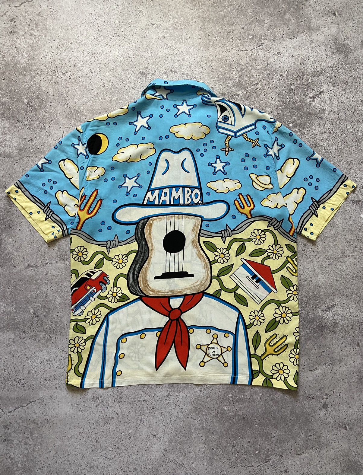 Mambo Vintage Very Rare Mambo Sheriff Of Nothing Shirt 2001 Size US S / EU 44-46 / 1 - 1 Thumbnail