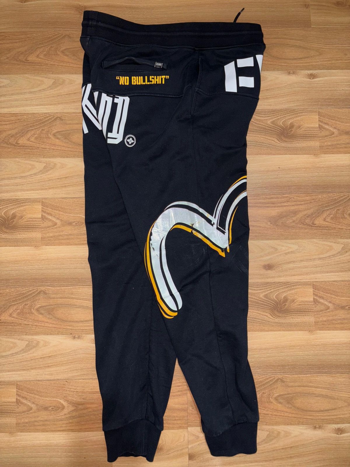 Evisu Y2K x Vintage x Evisu Kuro x spell out graphic sweatpants Size US 33 - 5 Thumbnail
