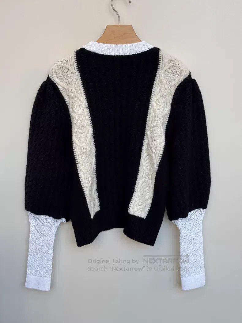 Chanel Chanel 21A Black and White Handicraft Series Knitted Sweat Size XS / US 0-2 / IT 36-38 - 2 Thumbnail