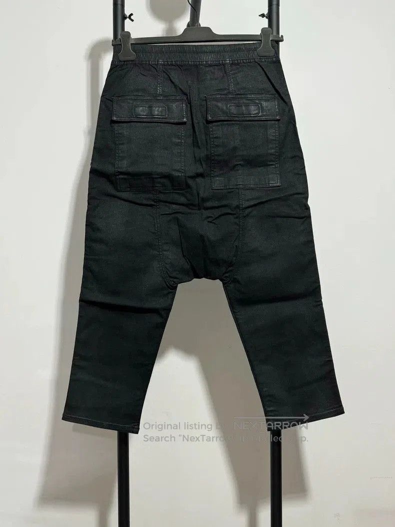 Rick Owens Rick Owens Waxed Cropped Pants S. Size US 38 / EU 54 - 2 Thumbnail