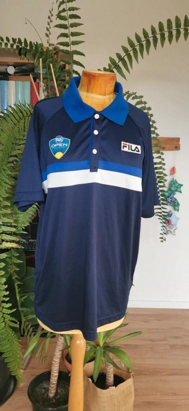 Fila Fila W&S Western Southern Open Cincinnati Polo Shirt size L. Size US L / EU 52-54 / 3 - 6 Thumbnail
