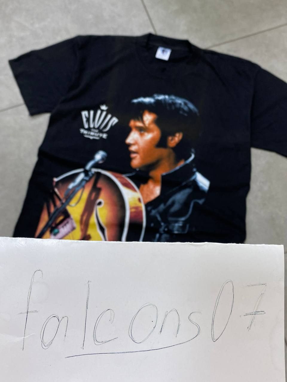 Band Tees Vintage Elvis The Tribute 1994 Single Stitch Promo T-Shirt Size US L / EU 52-54 / 3 - 3 Thumbnail