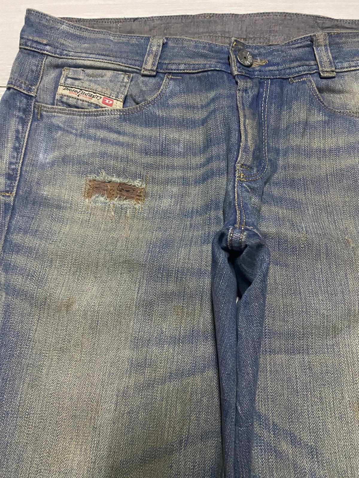 Diesel Vintage Diesel Snoozy Mud wash Distressed Loose Jeans Size US 34 / EU 50 - 5 Thumbnail