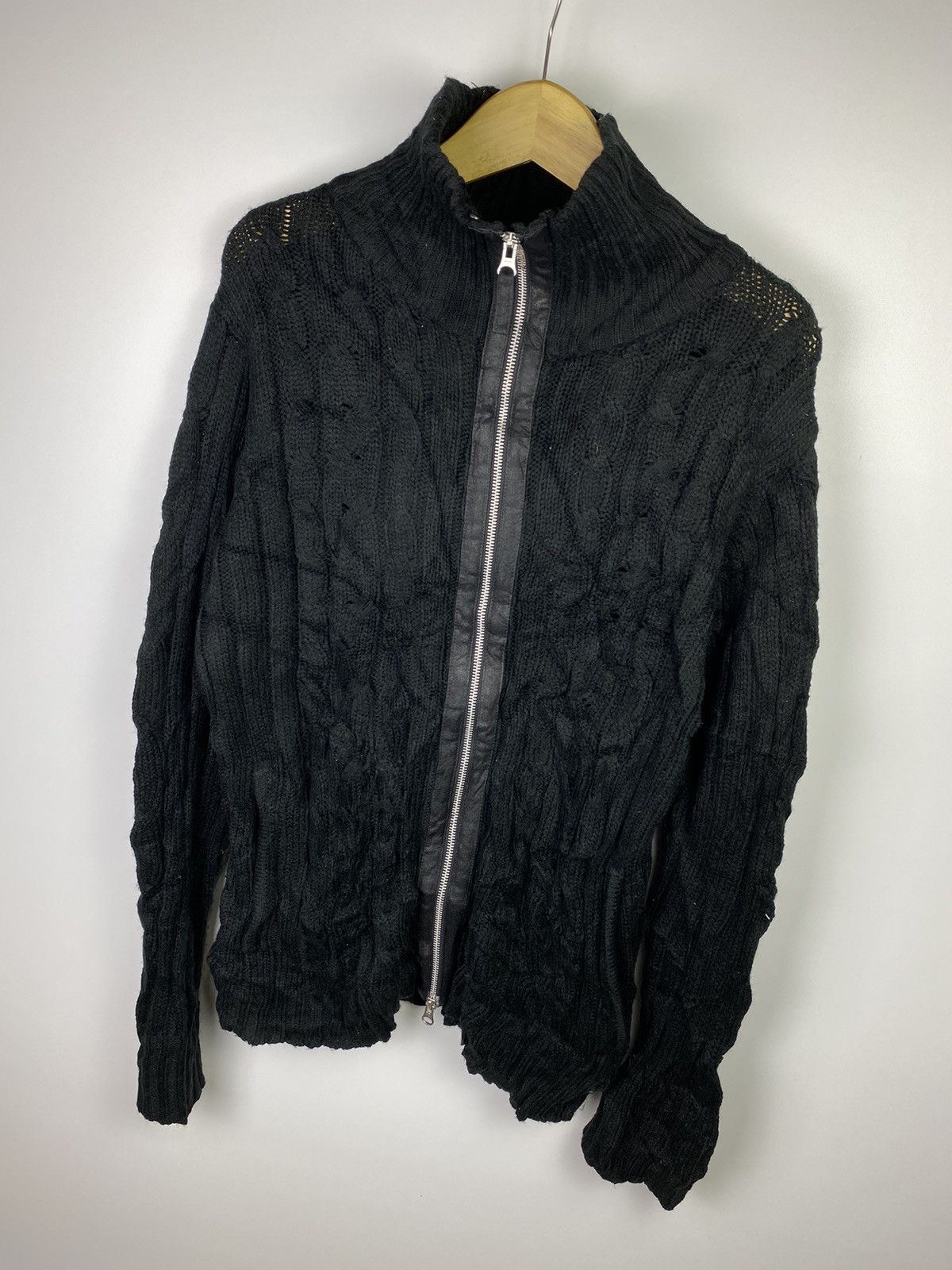If Six Was Nine × Japanese Brand × Le Grande Bleu (L.G.B.) Louis chavlon black knitted ifsixwasnine style Size US M / EU 48-50 / 2 - 3 Thumbnail
