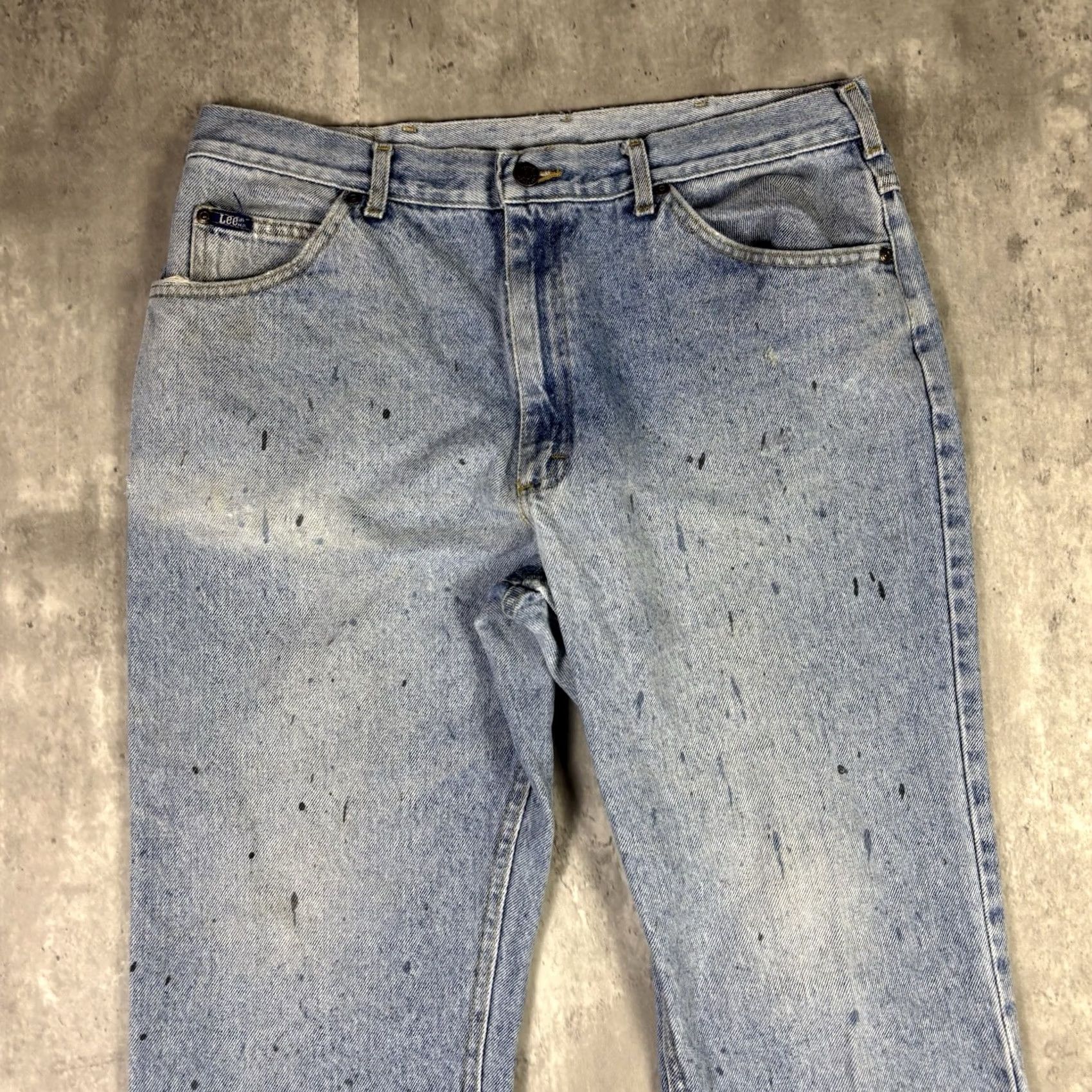 Lee VINTAGE 90s Lee Blue Light Wash Jeans Straight Relaxed Fit Mens 36x30 Size US 36 / EU 52 - 6 Thumbnail