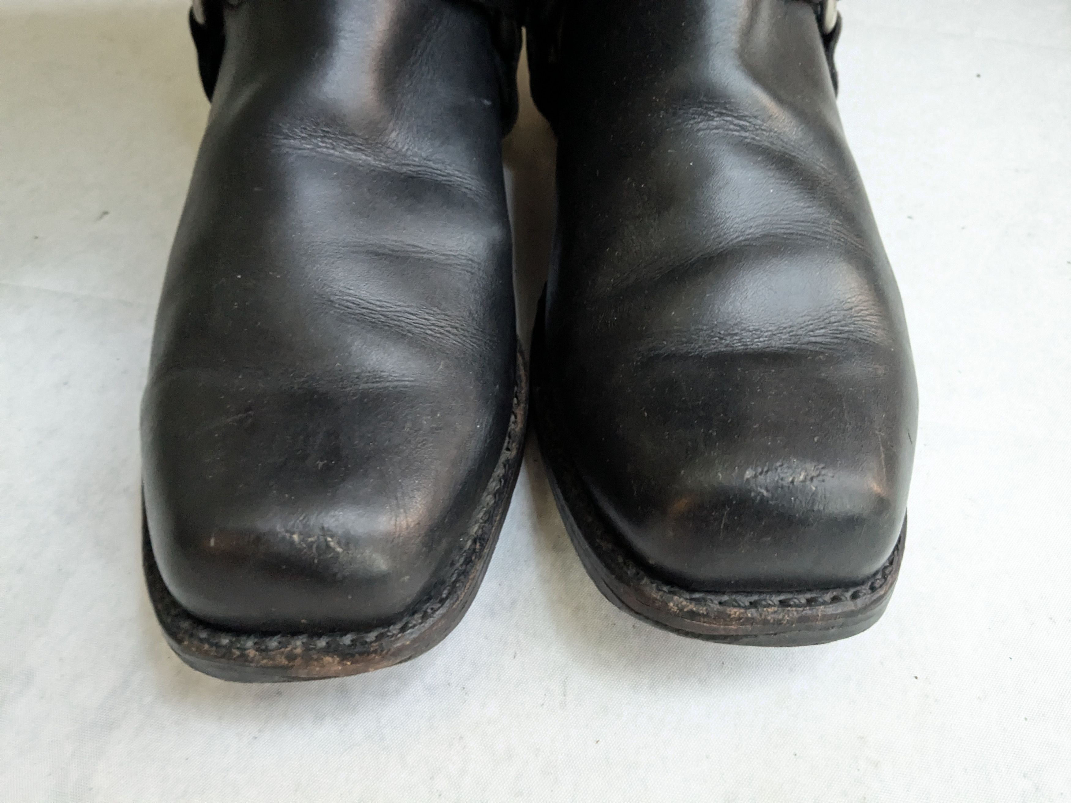 Frye Frye Harness Boots Black 12 D Leather Size US 12 / EU 45 - 4 Thumbnail