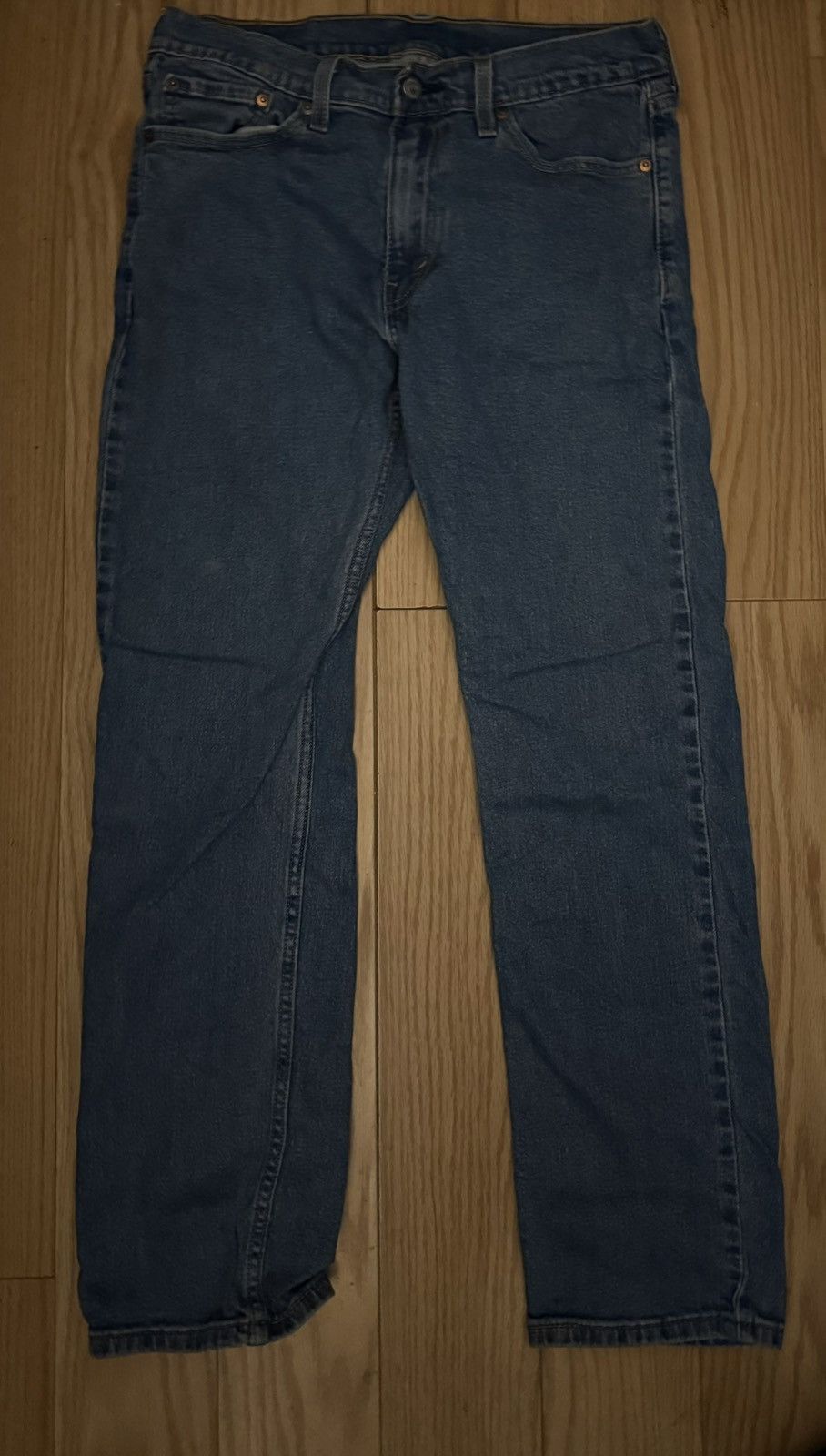 Levi's Levi’s 513 Slim Straight Jeans – Blue – 31x30 – Gently Used Size US 32 / EU 48 - 1 Thumbnail