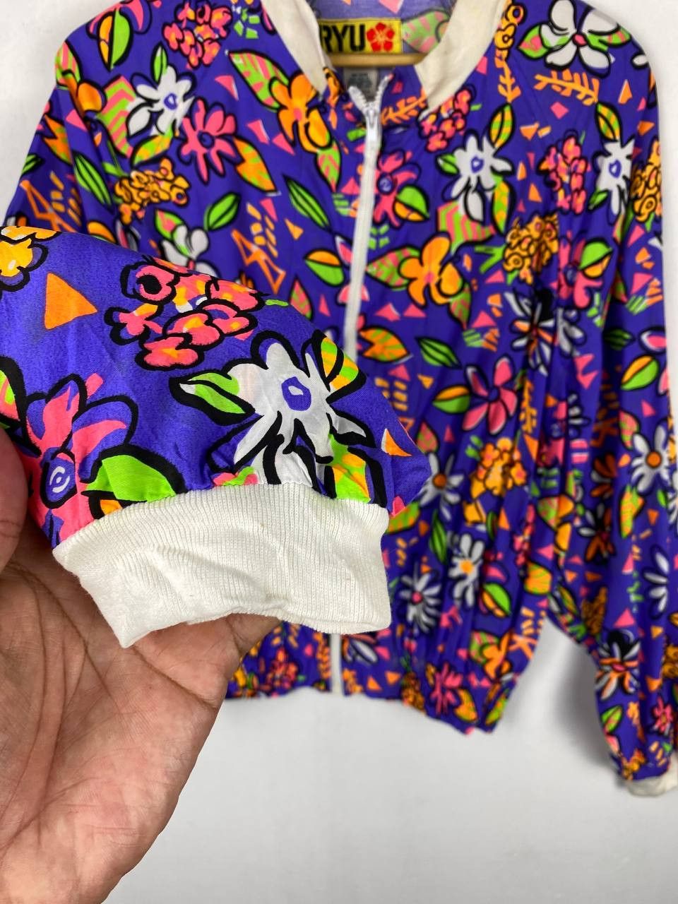Vintage vintage ryu hawaiian jacket 100 rayon nice design Size US XXL / EU 58 / 5 - 4 Thumbnail