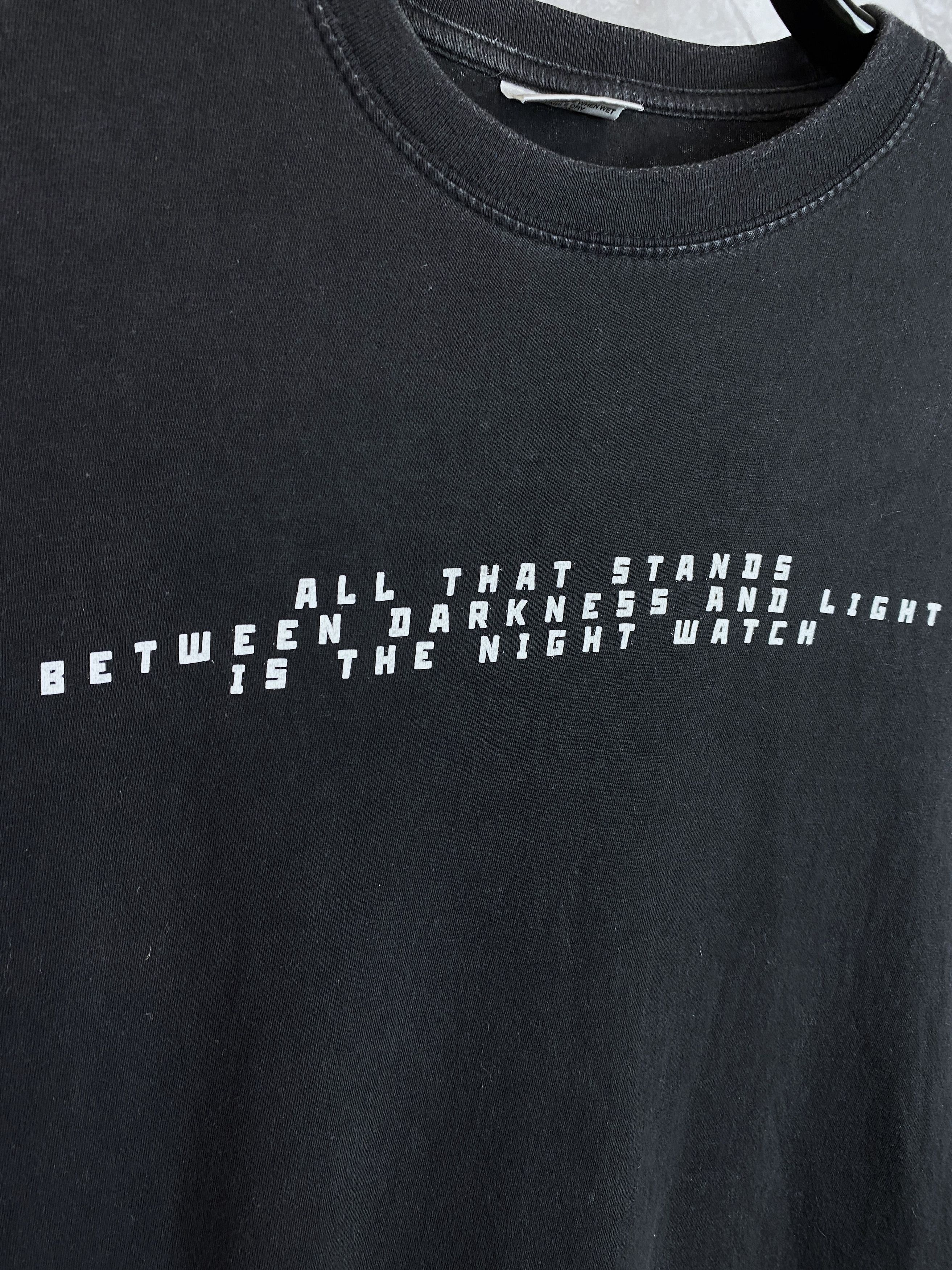 Vintage black tshirt night watch movie horror 2005 y2k 90s grunge Size US L / EU 52-54 / 3 - 2 Thumbnail