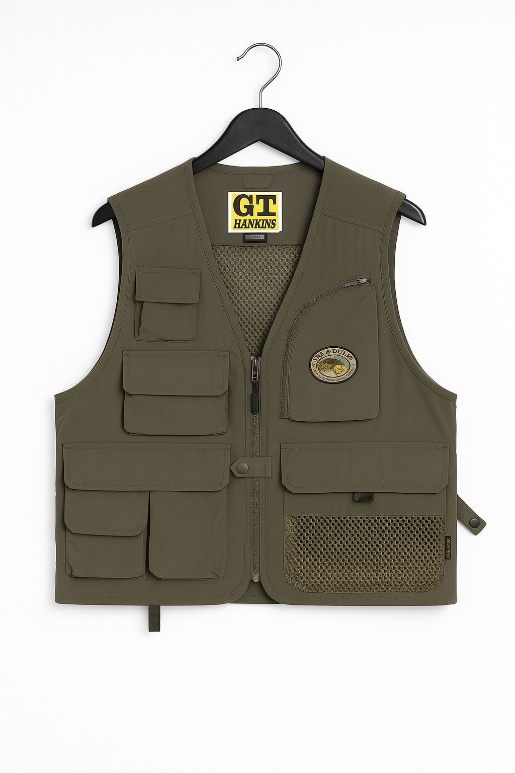 Vintage Vintage G.T. Hawkins Outdoor Fishing Vest Olive Green Safari Size US M / EU 48-50 / 2 - 1 Thumbnail
