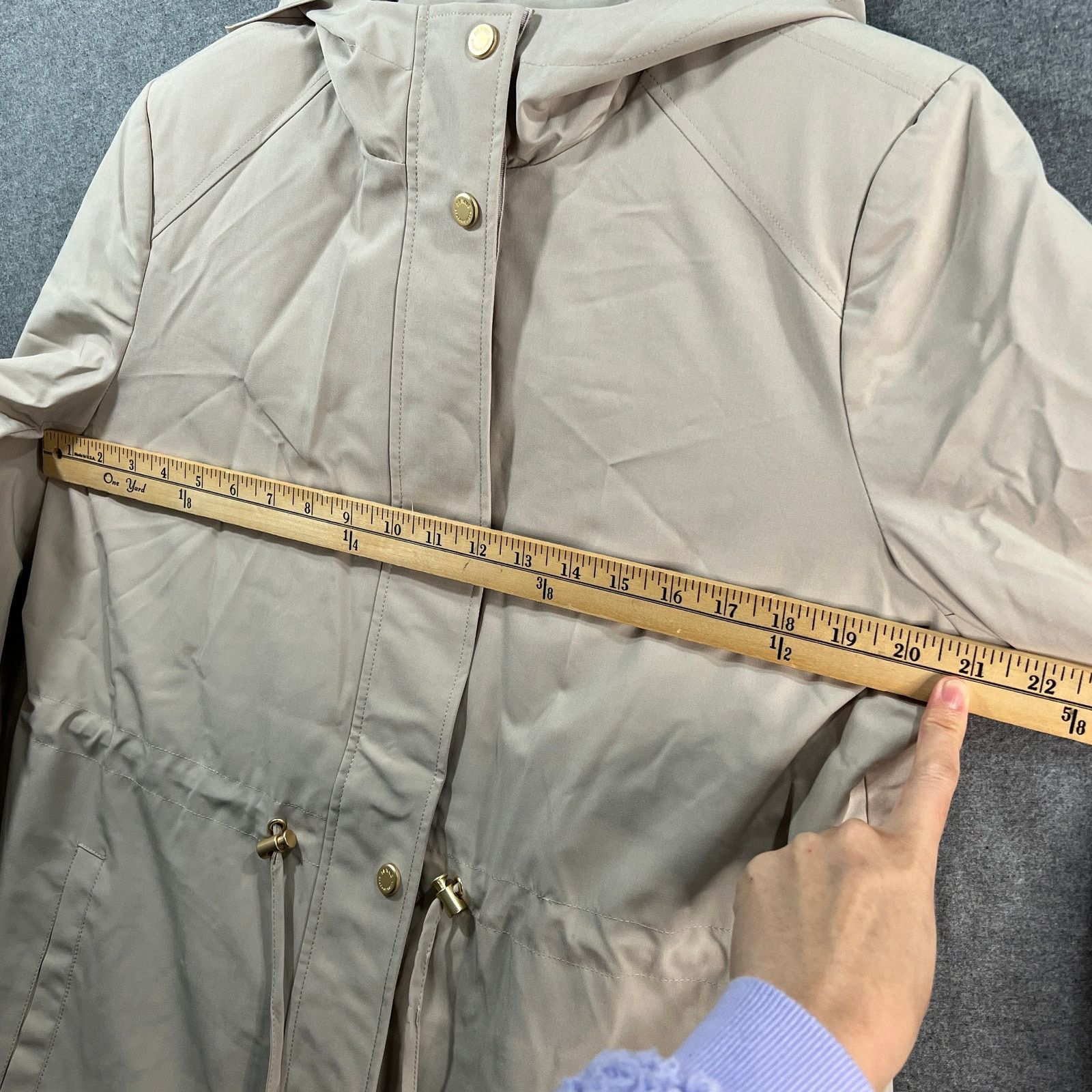 Other Dennis Basso Jacket Size Medium Water Resistant Hooded Size M / US 6-8 / IT 42-44 - 13 Thumbnail