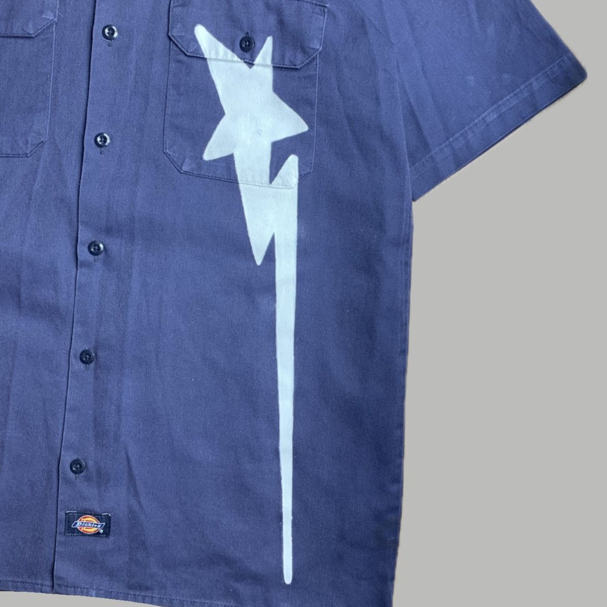 Dickies × Stussy Custom BAPExDICKIES Short sleeve rap shirt Size US M / EU 48-50 / 2 - 3 Thumbnail