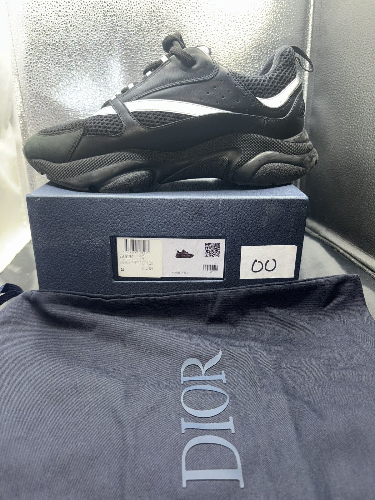 Dior Dior B22 Black Silver Size US 11 / EU 44 - 2 Thumbnail