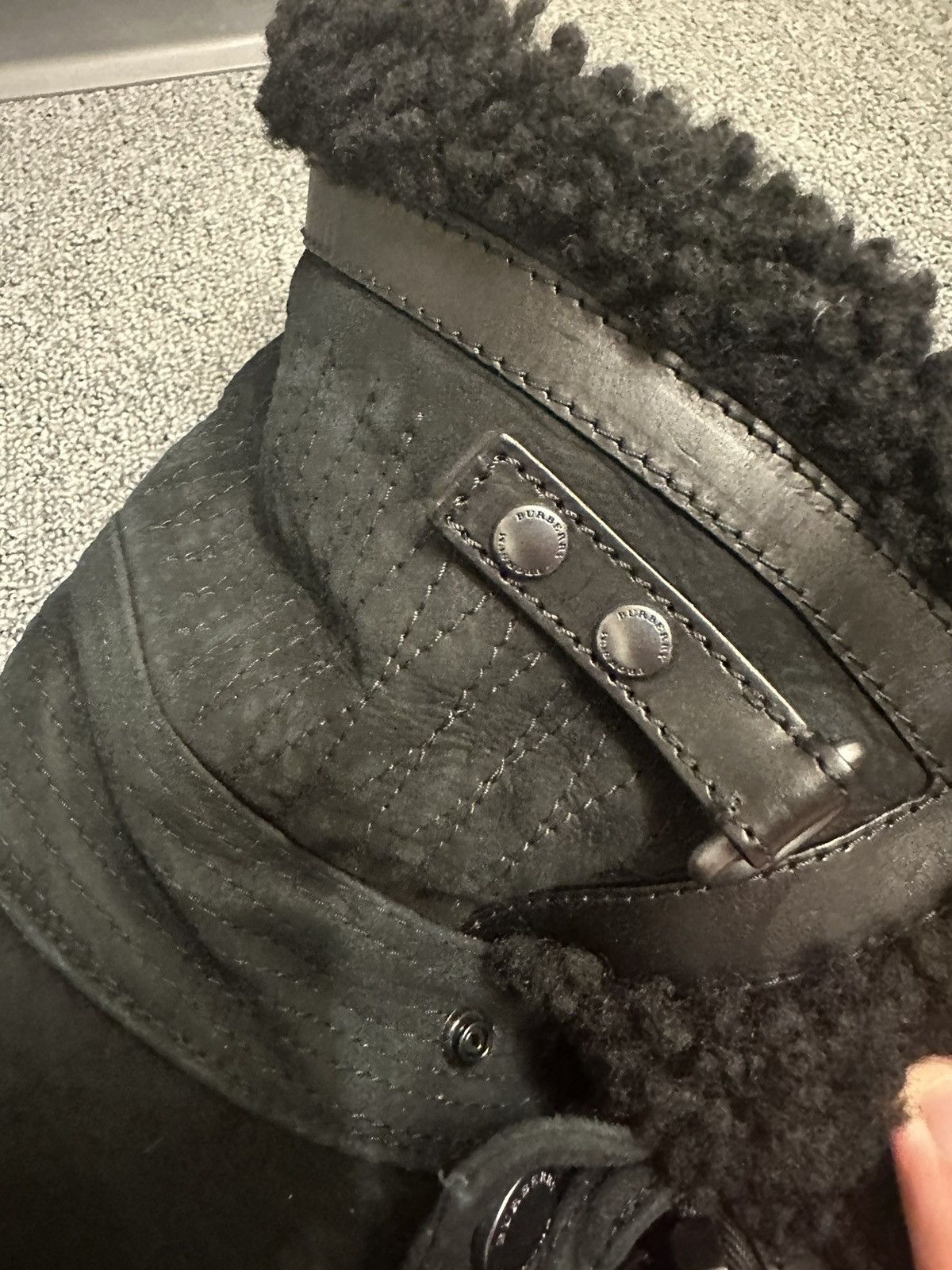 Burberry Prorsum Burberry prorsum FW 2012 sheep shearling/cotton jacket Size US M / EU 48-50 / 2 - 13 Thumbnail