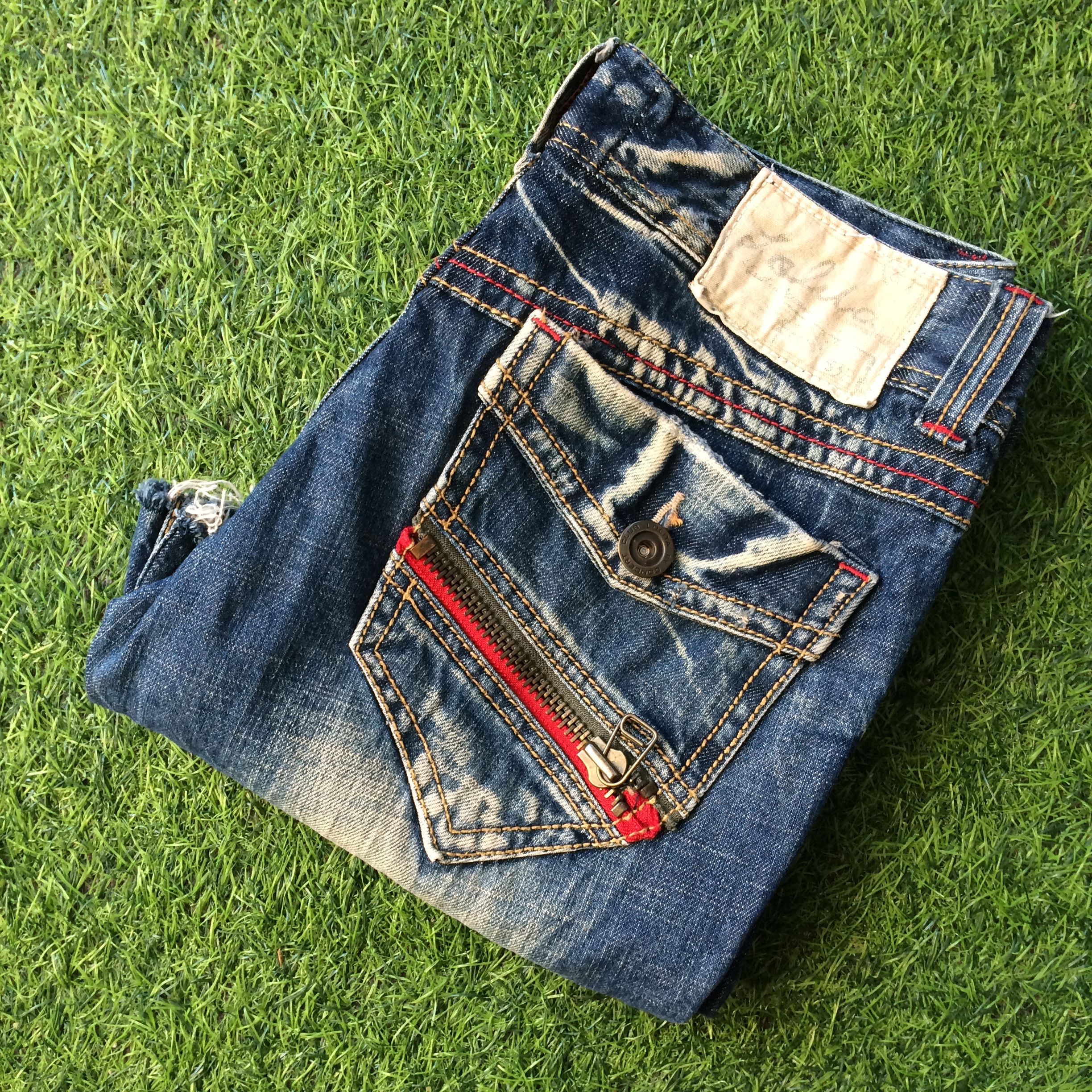Japanese Brand × Jean Japanese Distressed Flare Jeans #D-640 Size 27" / US 4 / IT 40 - 9 Thumbnail