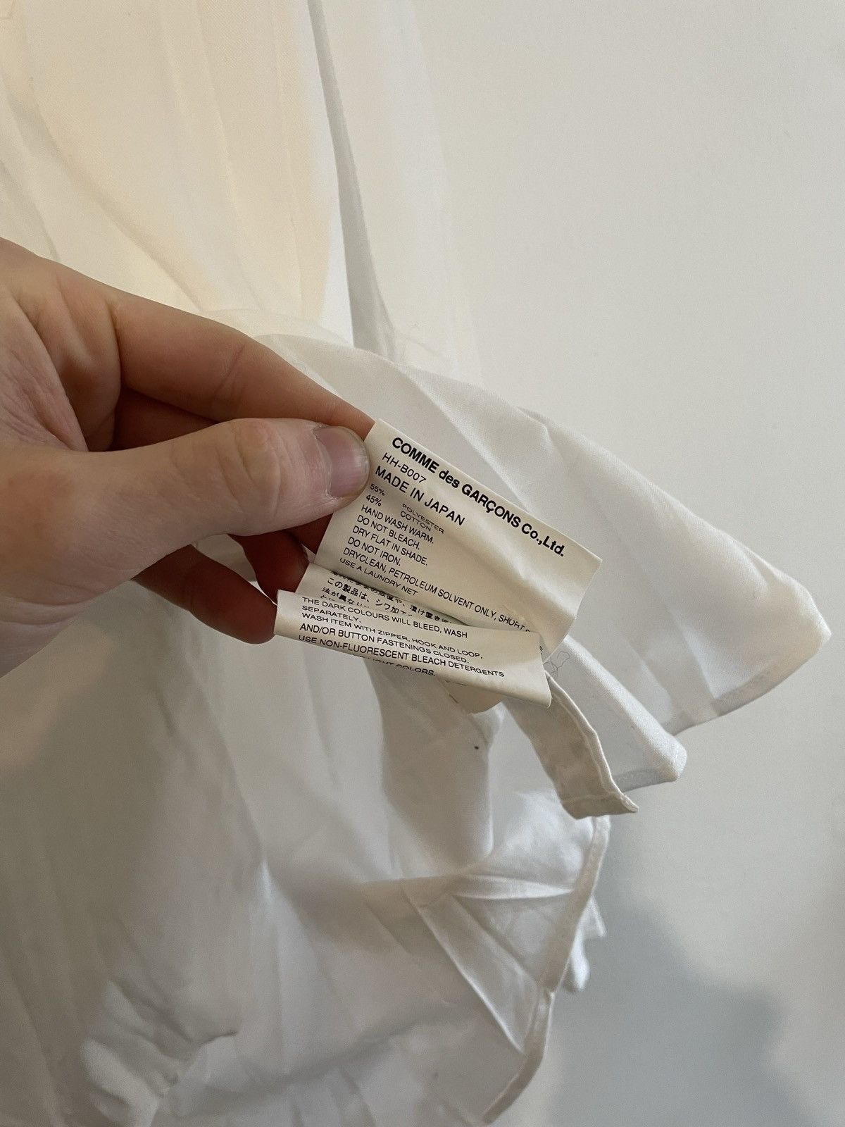 Comme des Garcons × Comme des Garcons Homme AW18 permanently creased wrinkled shirt Size US M / EU 48-50 / 2 - 7 Thumbnail