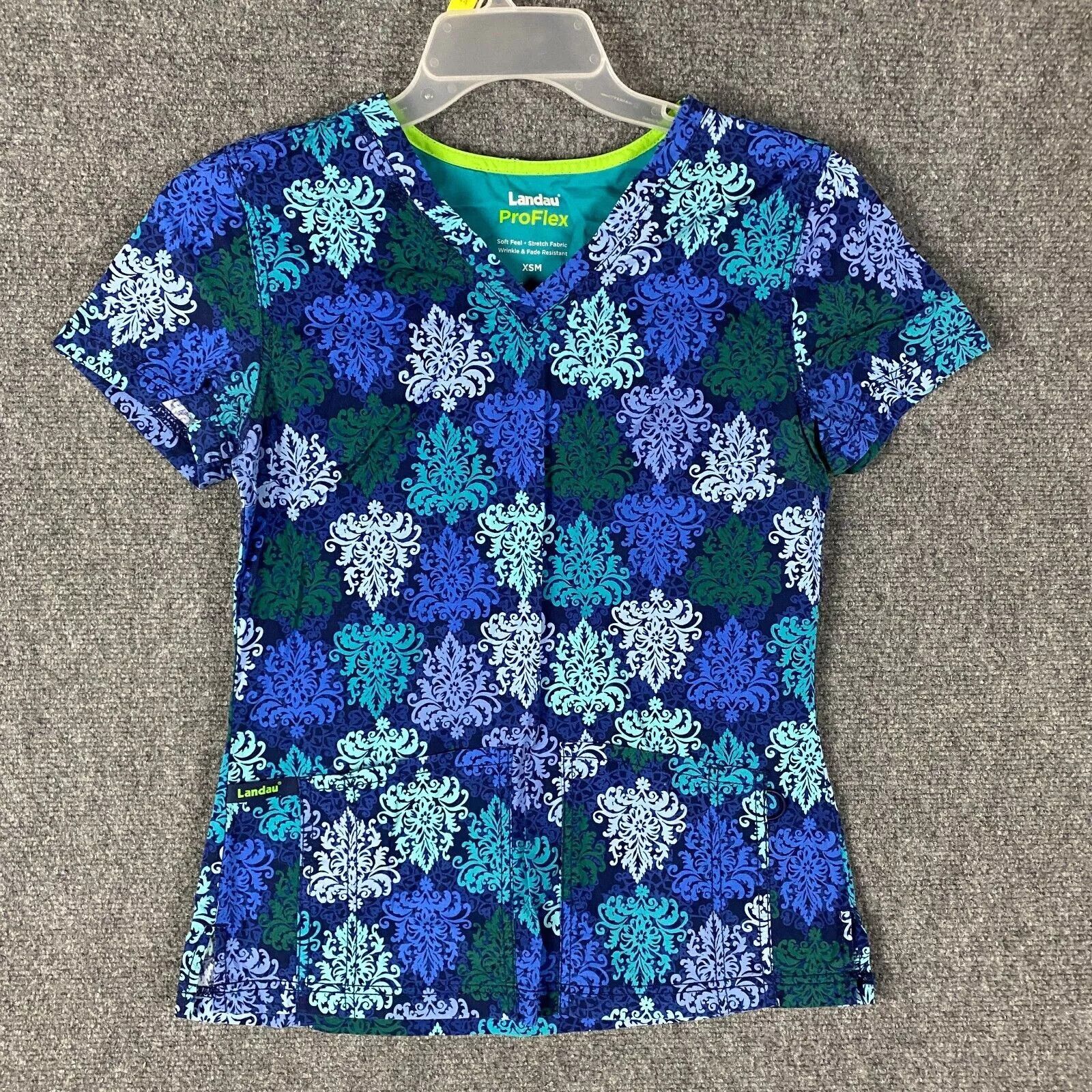 Other Landau Scrubs Top Women's XS Modern Fit Cotton Stretch Size XS / US 0-2 / IT 36-38 - 1 Thumbnail