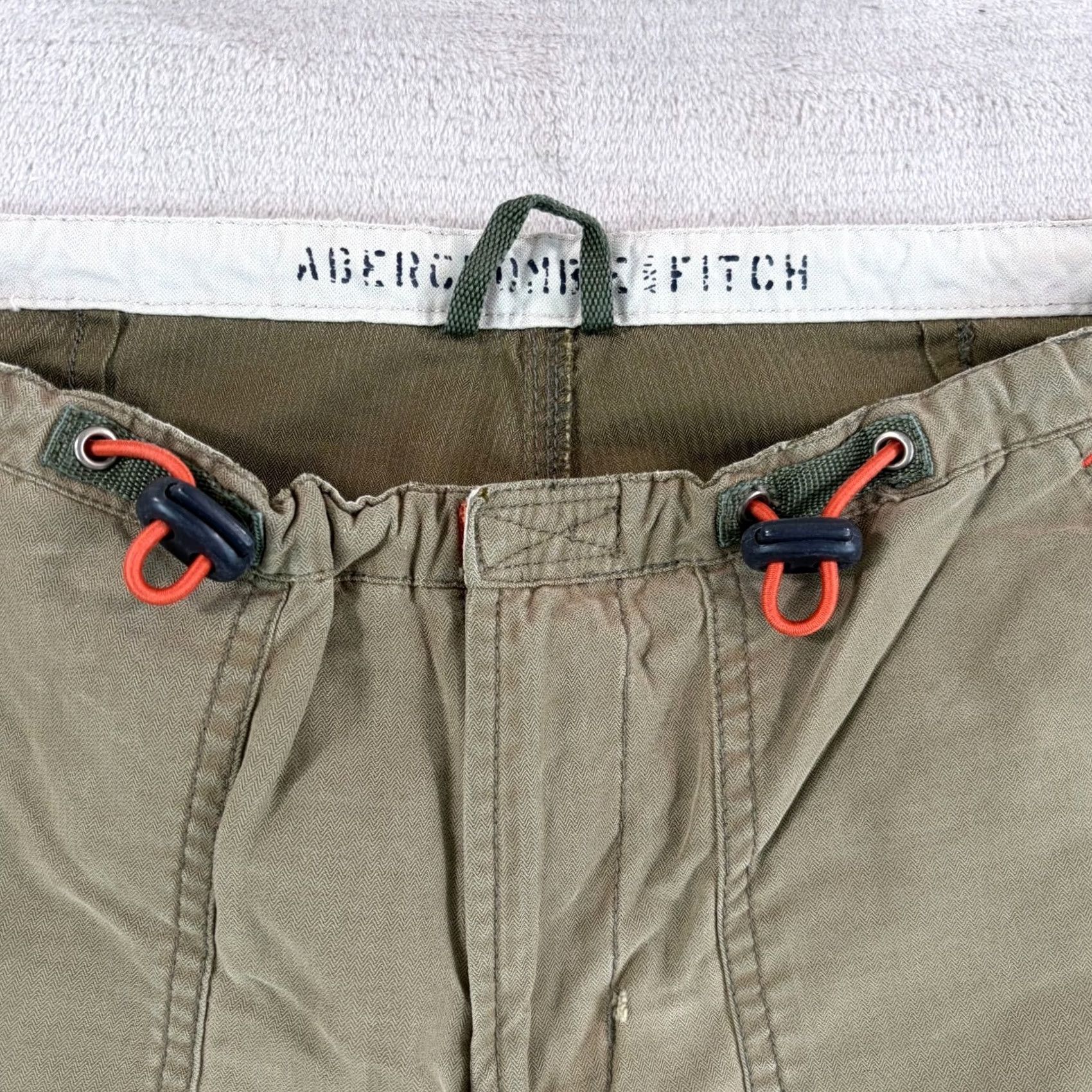 Abercrombie & Fitch Vintage ABERCROMBIE & FITCH AF-5 Cargo Tactical Pants in Army Green Women 2 Size 26" / US 2 / IT 38 - 3 Thumbnail