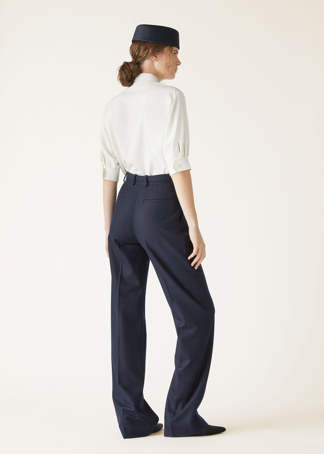 Loro Piana o1srvl11e0825 FAO4063 Cinzia Shirt in White Size M / US 6-8 / IT 42-44 - 5 Thumbnail