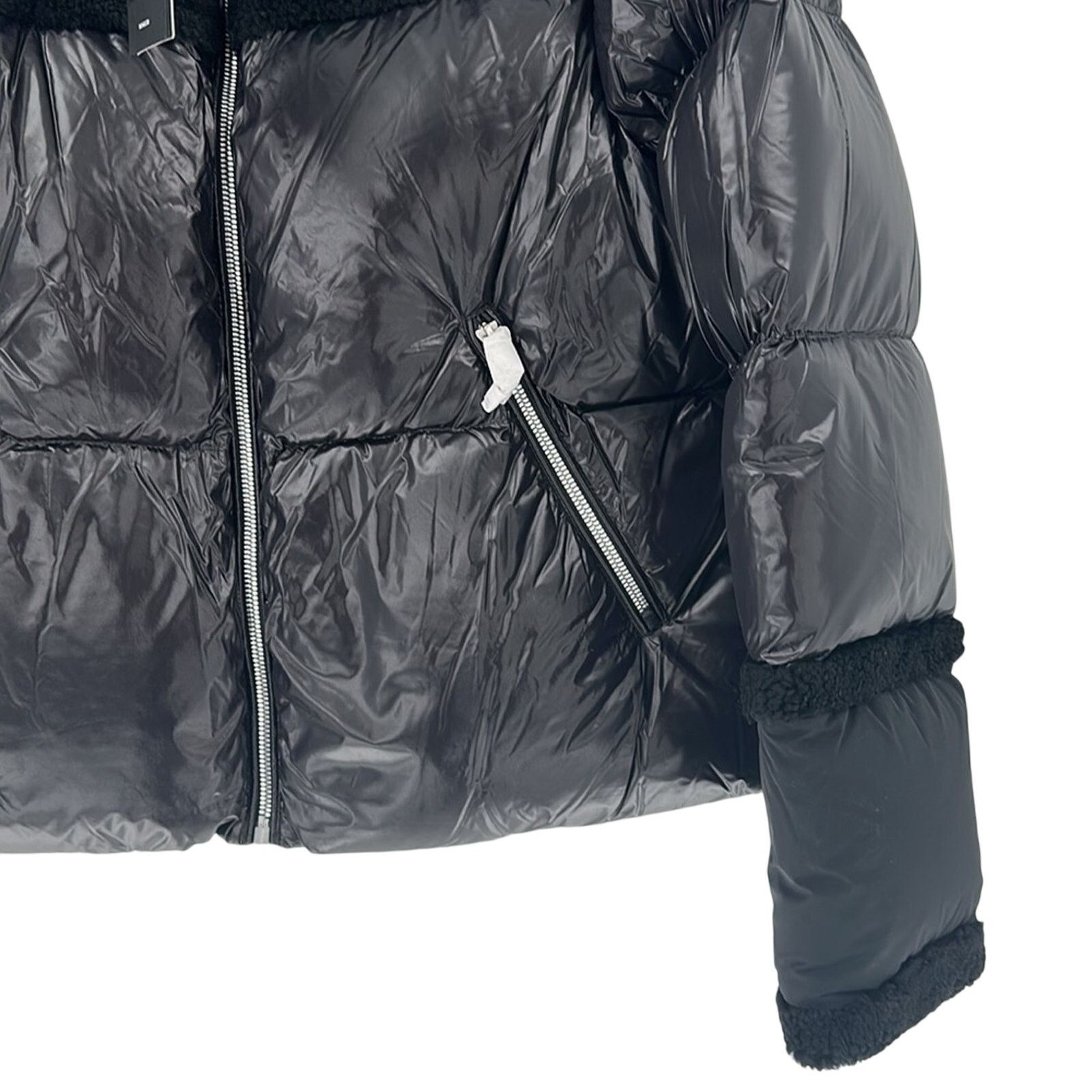 Mackage Mackage MIYA lustrous light down jacket with shearling trim Size M / US 6-8 / IT 42-44 - 4 Thumbnail
