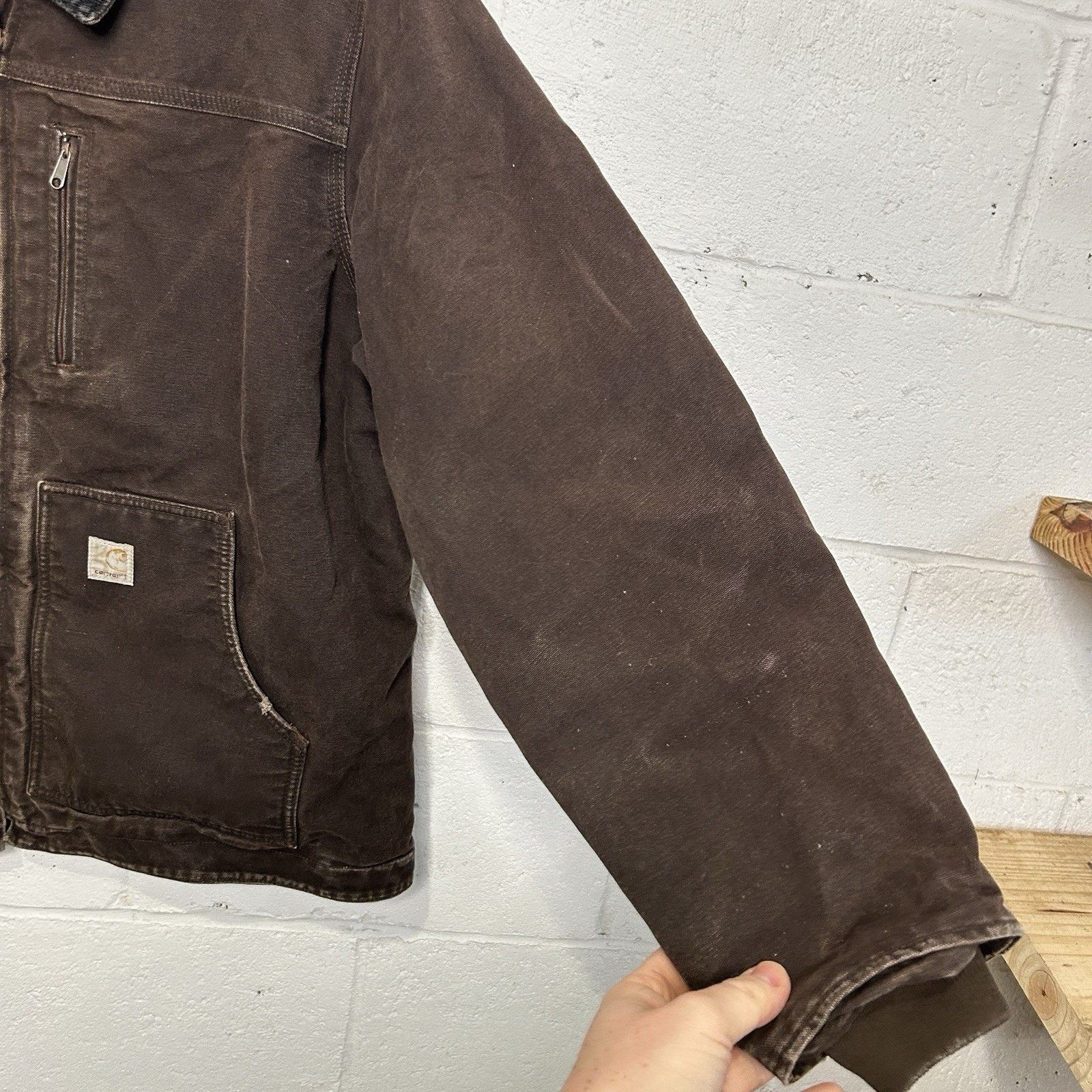 Carhartt Vintage Carhartt Sherpa-Lined Ridge Coat “Dark Brown” WC061 Size US L / EU 52-54 / 3 - 10 Thumbnail