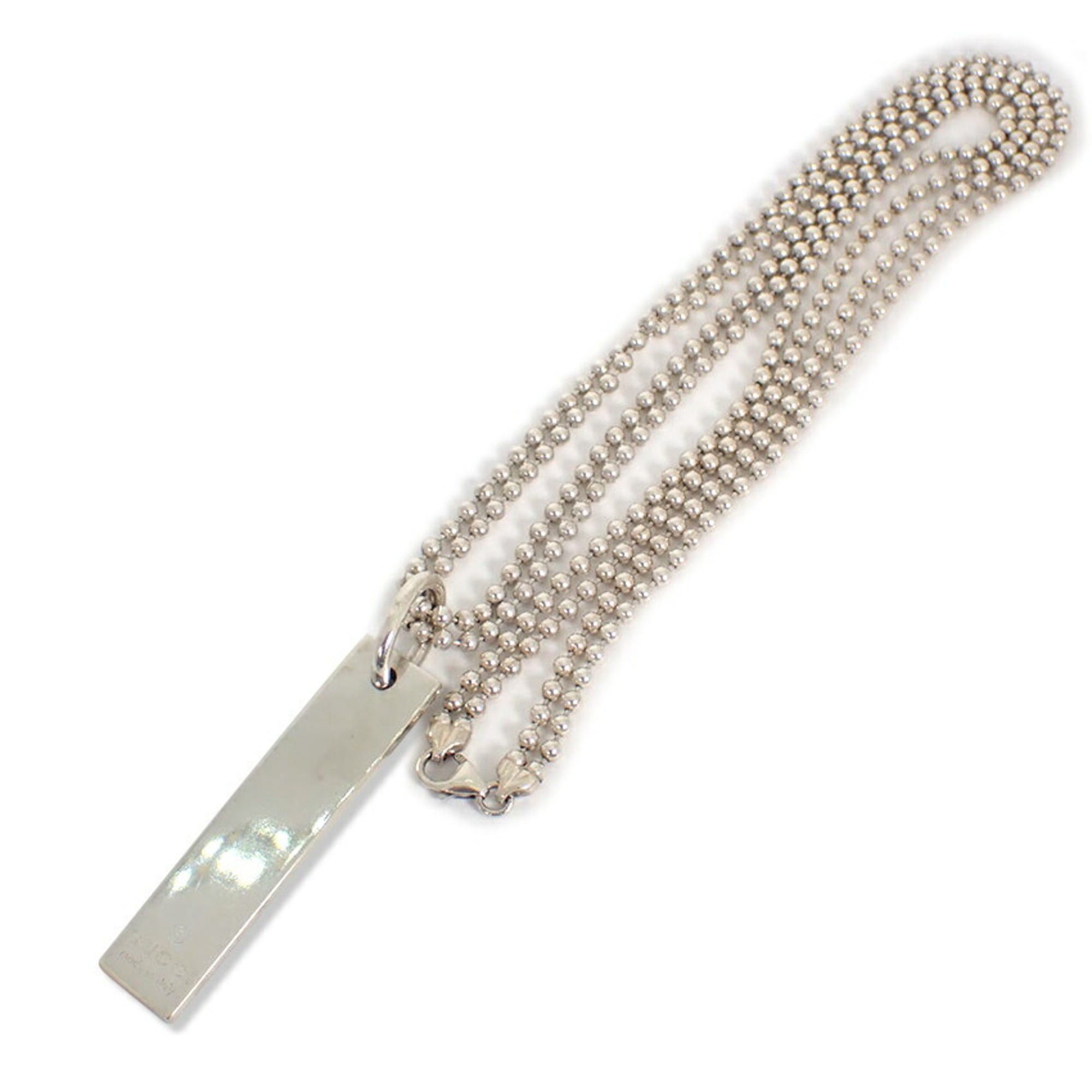 Gucci GUCCI 925 Double Ball Chain Pendant Necklace Size ONE SIZE - 1 Thumbnail